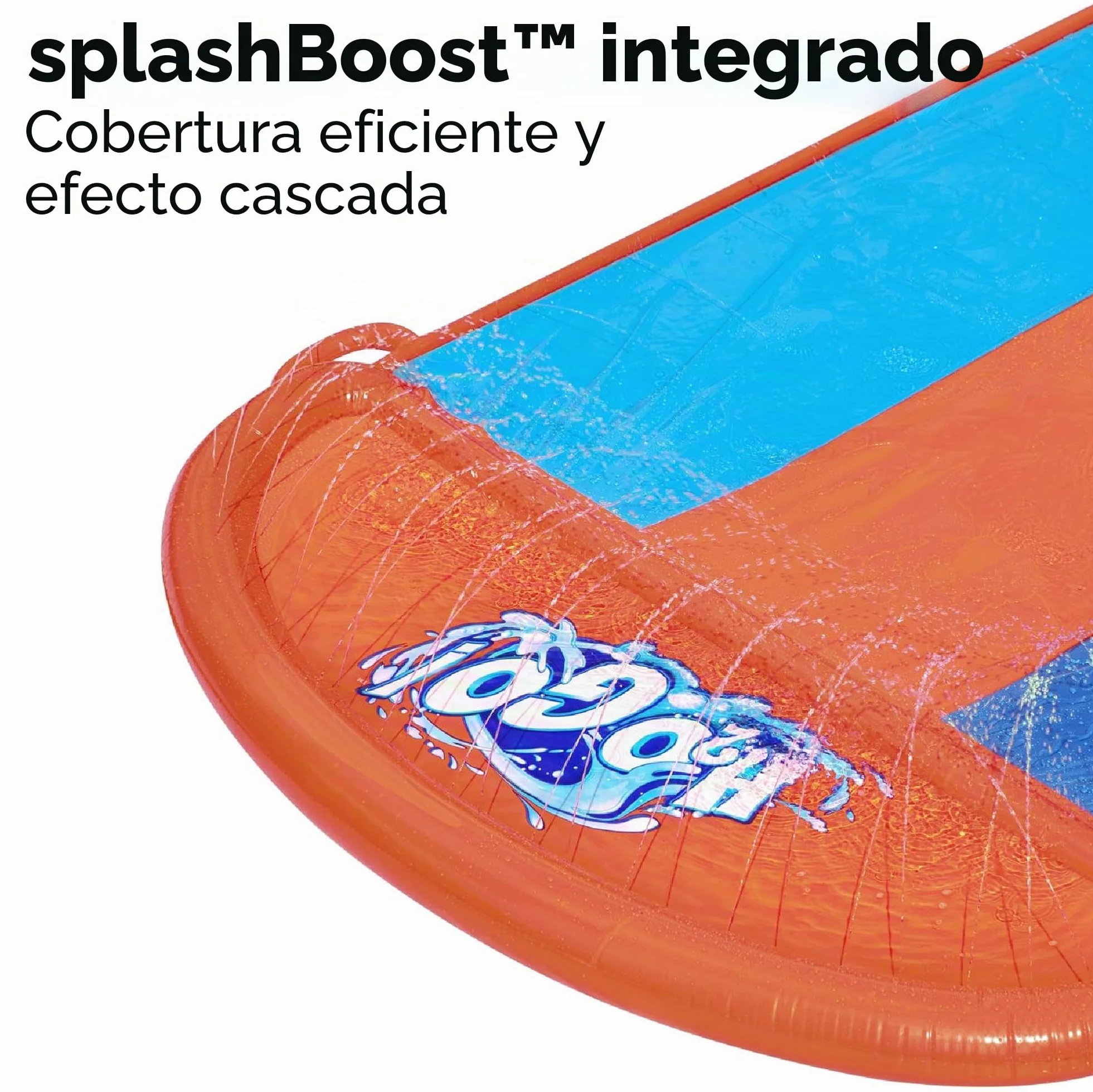 Bestway Wasserrutsche H2OGO Triple tobogán de Agua 488 cm Color, 488 x 207 cm (52329)
