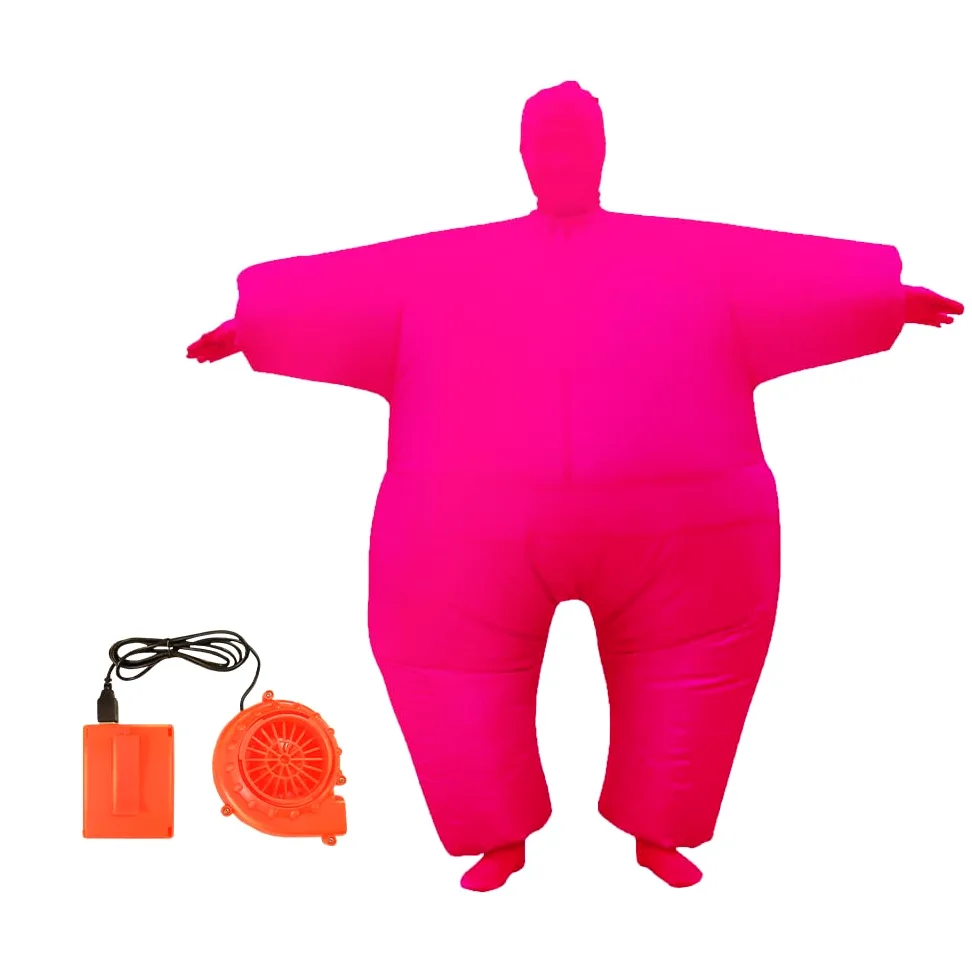 Mono inflable para adulto, disfraz de Halloween - Rosa -