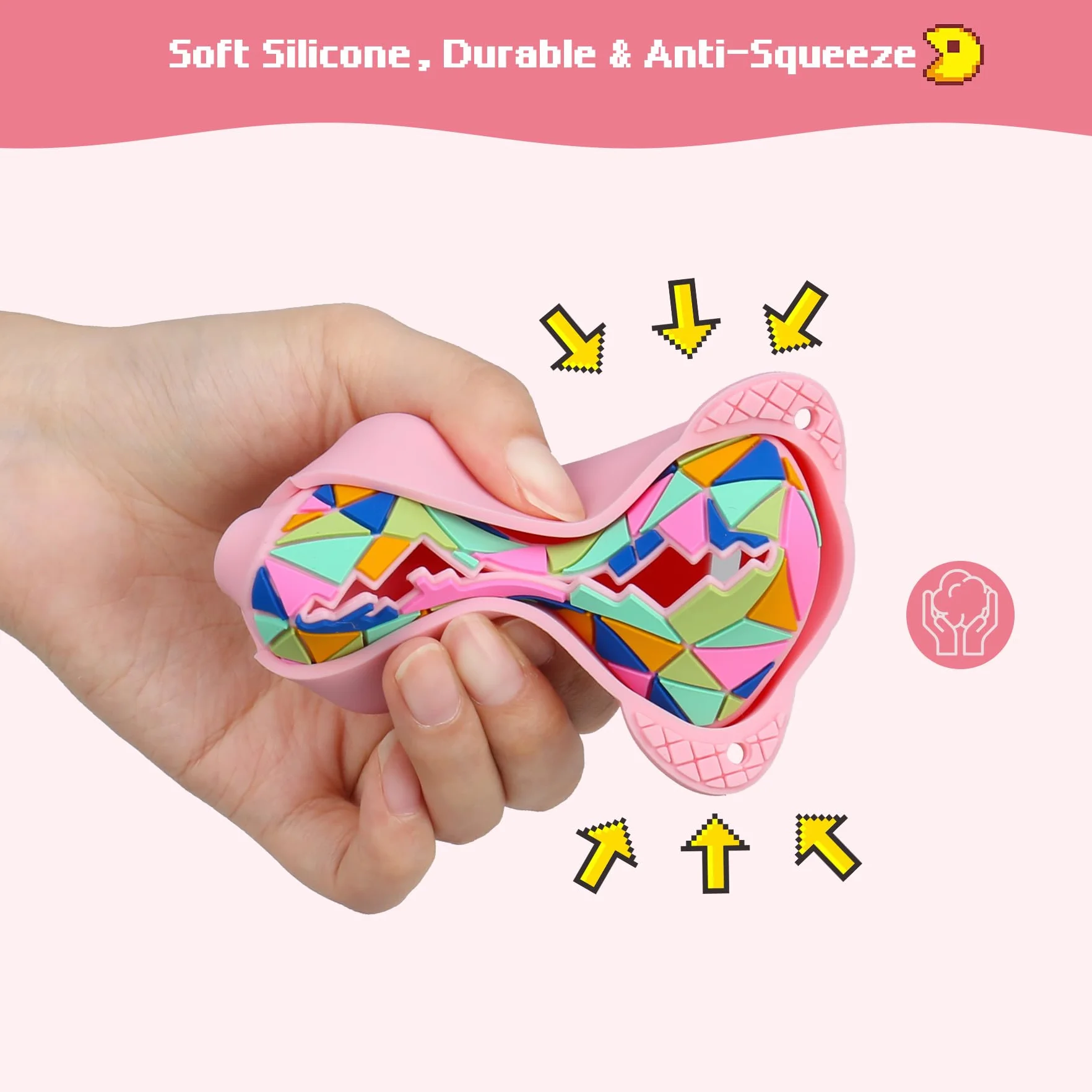 BOVKE Funda de Silicona para Bitzee Magicals con 20 Personajes, Protectora Mascota Digital, Rosa