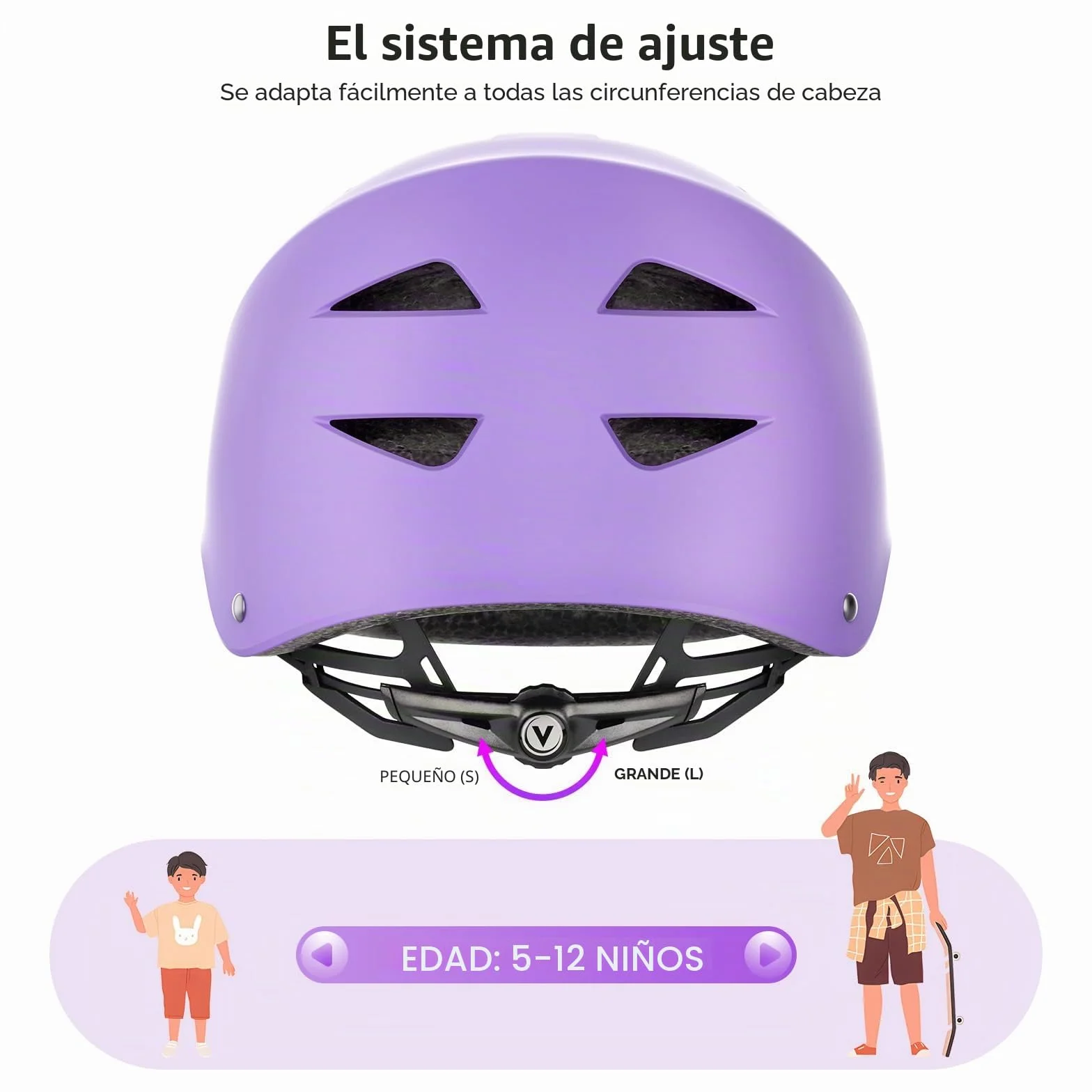 Set de Protección Patinaje Infantil Casco Ajustable Rodilleras Coderas para Ciclismo Monopatín Deportes Extremos