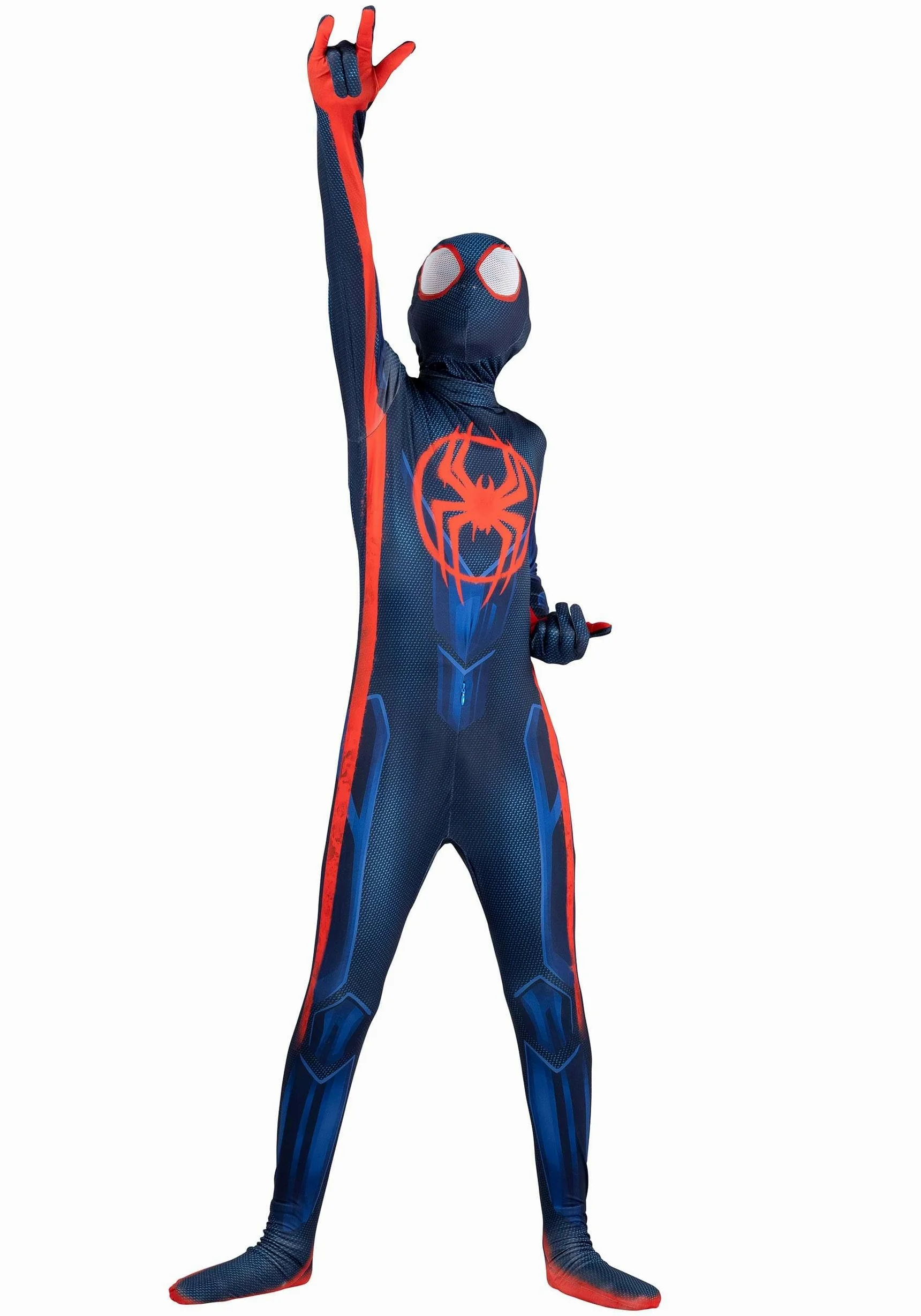 Marvel - Traje clásico de Spider-Man Miles Morales Zentai, disfraz de Spiderman para Halloween