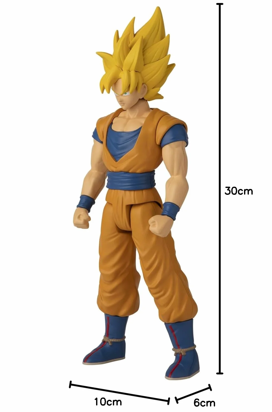 Dragon Ball Super BANDAI Limit Breaker Series Figura de Acción Goku Super Saiyan 30cm - 36735 Multicolor - Figuras articuladas Coleccionable, Ideal para fanaticos del Anime.