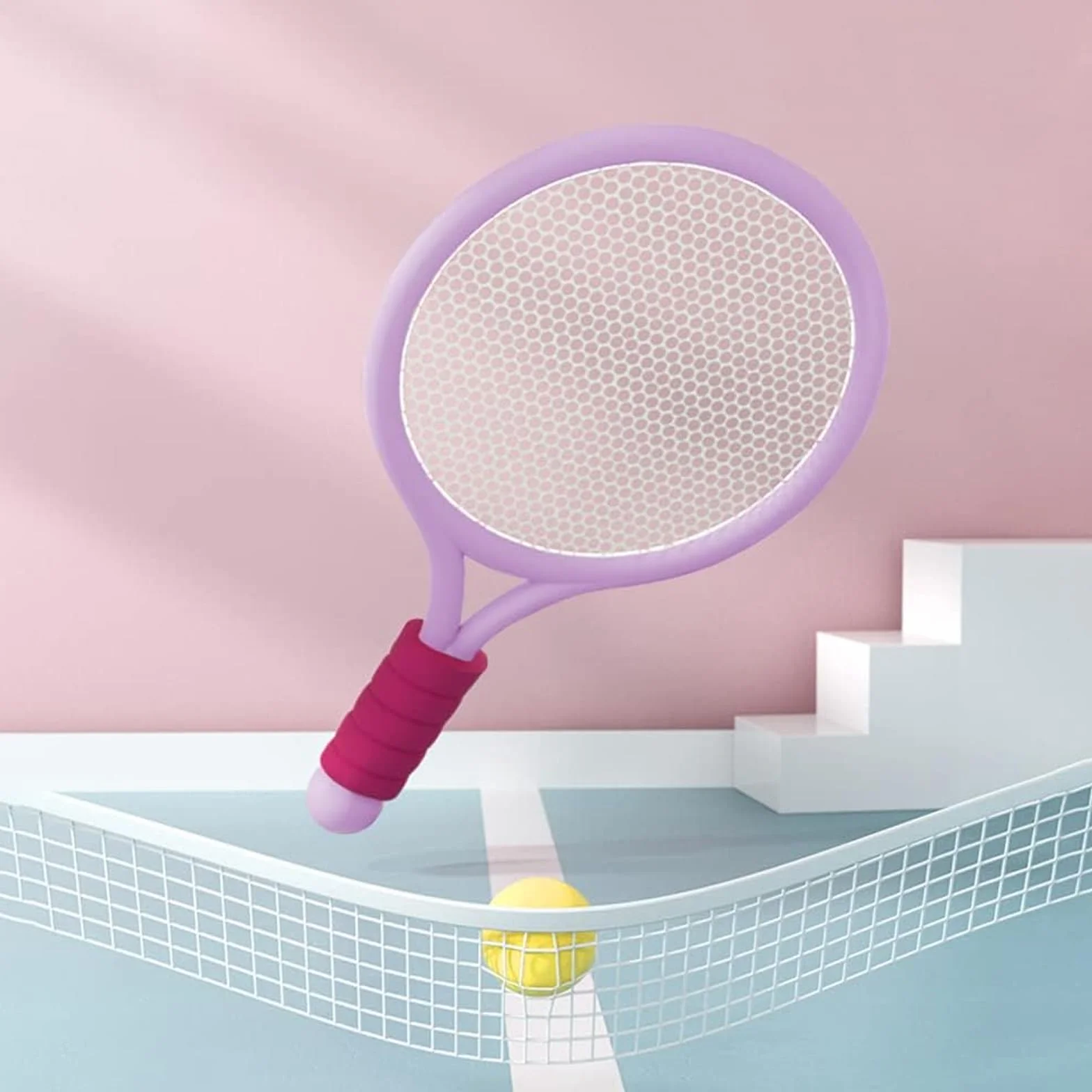 Juego de Raquetas de Tenis y Bádminton para Niños, Ligero, Raqueta de Juguete, Deportes Educativos