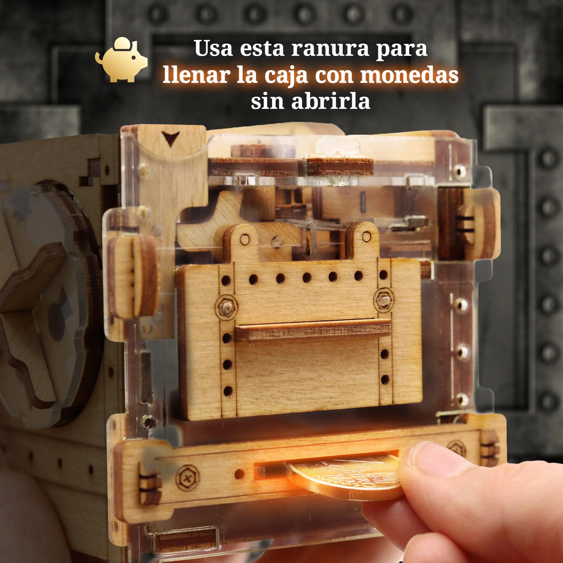 iDventure A-Maze-ing Safe - Caja de rompecabezas de mármol Run Money - Embalaje de regalo complicado - Rompecabezas 3D para adultos - Juego de sala de escape - Teaser - Gadget de regalo de cumpleaños