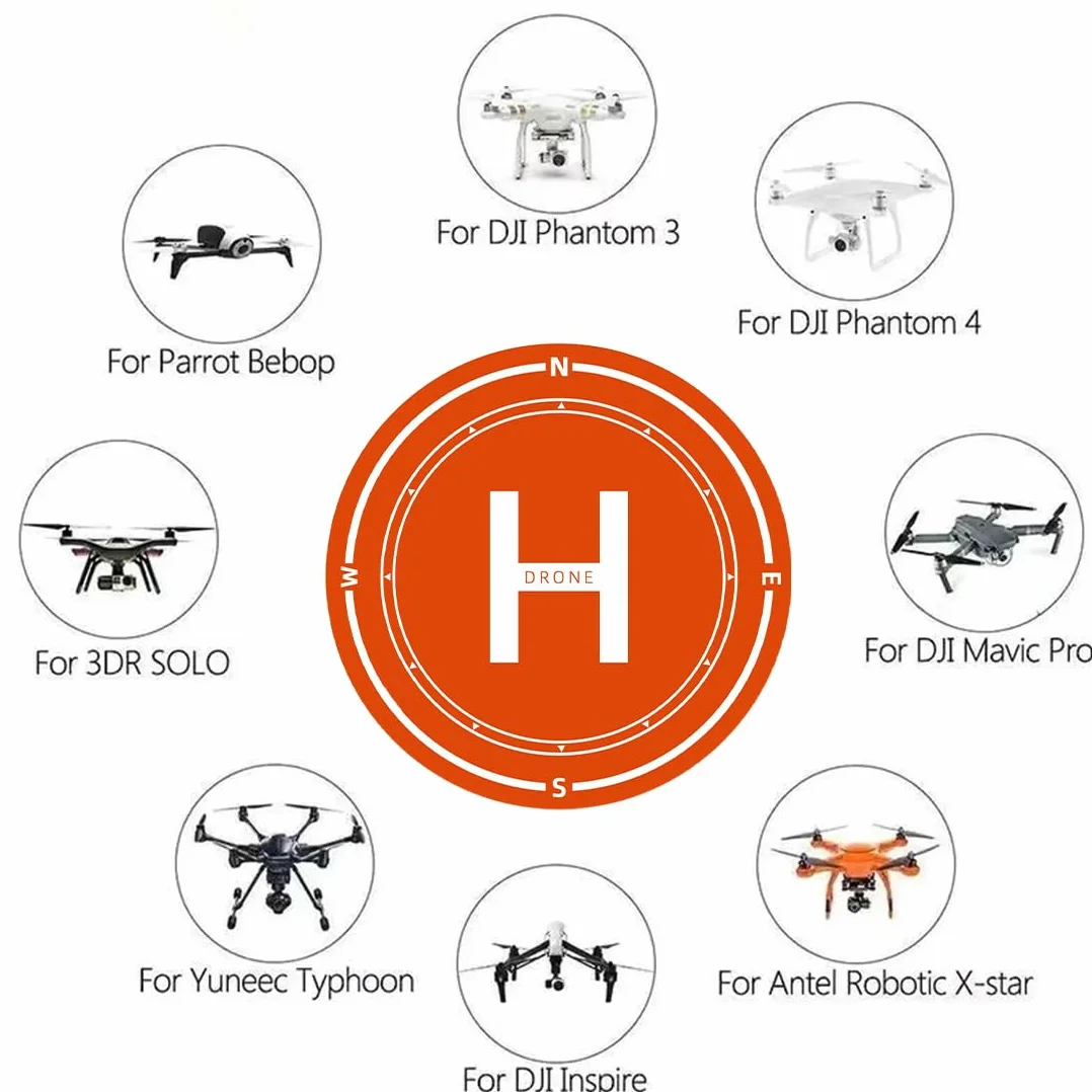 Plataforma De Aterrizaje Drones, Plegable, 50cm, Universal, Double Face, Impermeable, Mat de aterrizaje para Mini 3 Pro/Mini 2/Mavic 3/Air 3/Avata 2