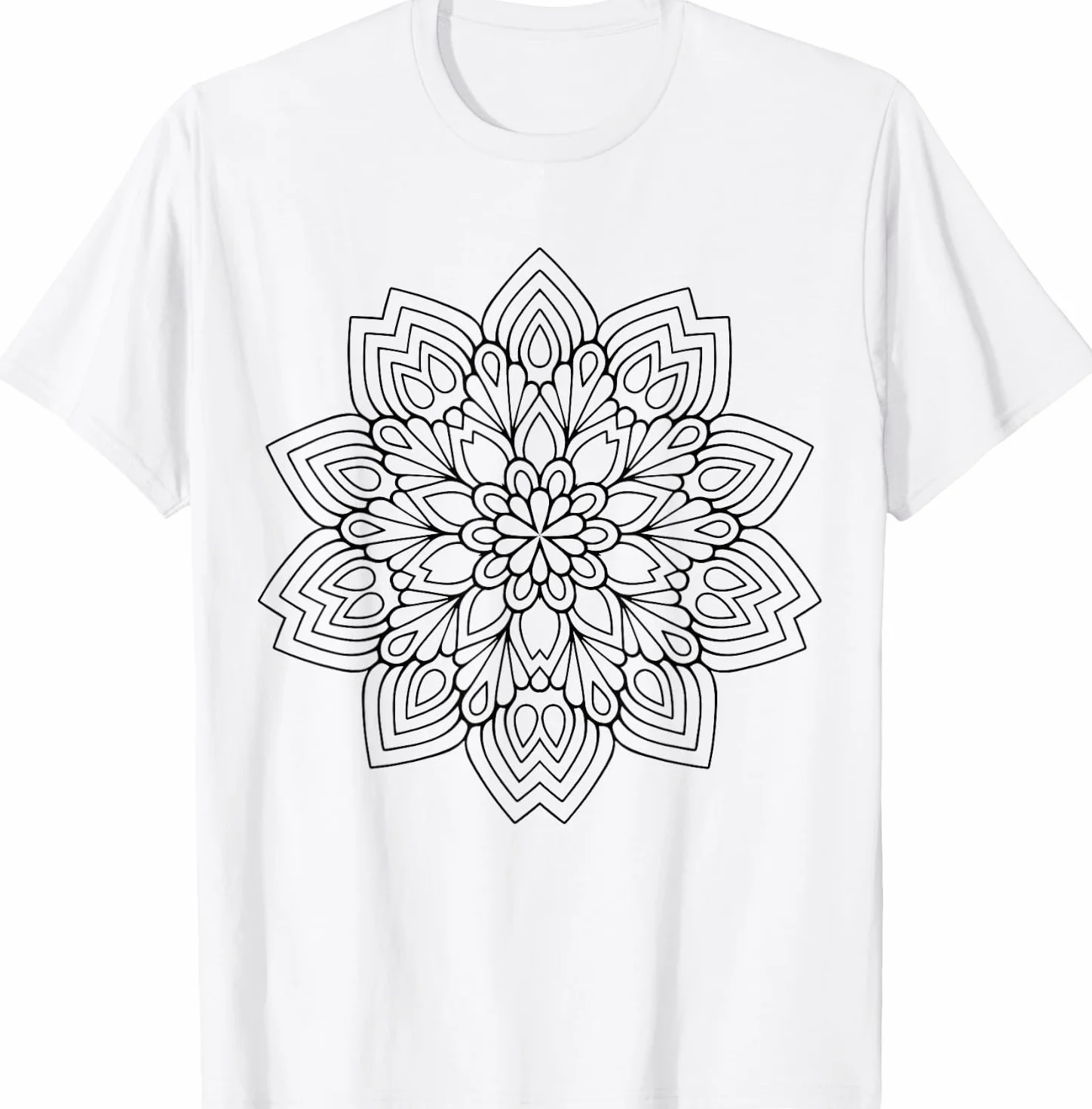 Mandala para pintar y colorear para niños Camiseta