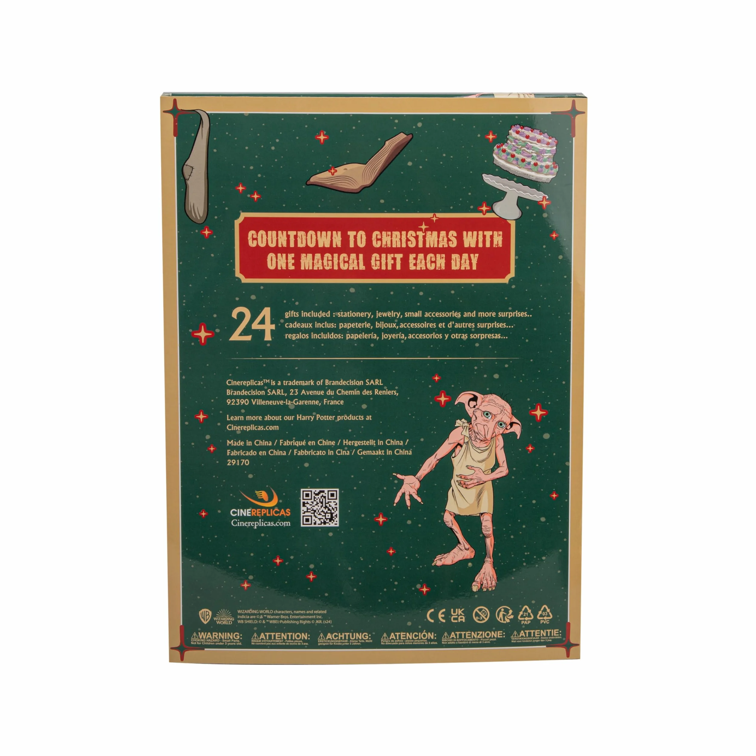 Cinereplicas Harry Potter - Dobby Calendario de Adviento 2024 - Licencia Oficial
