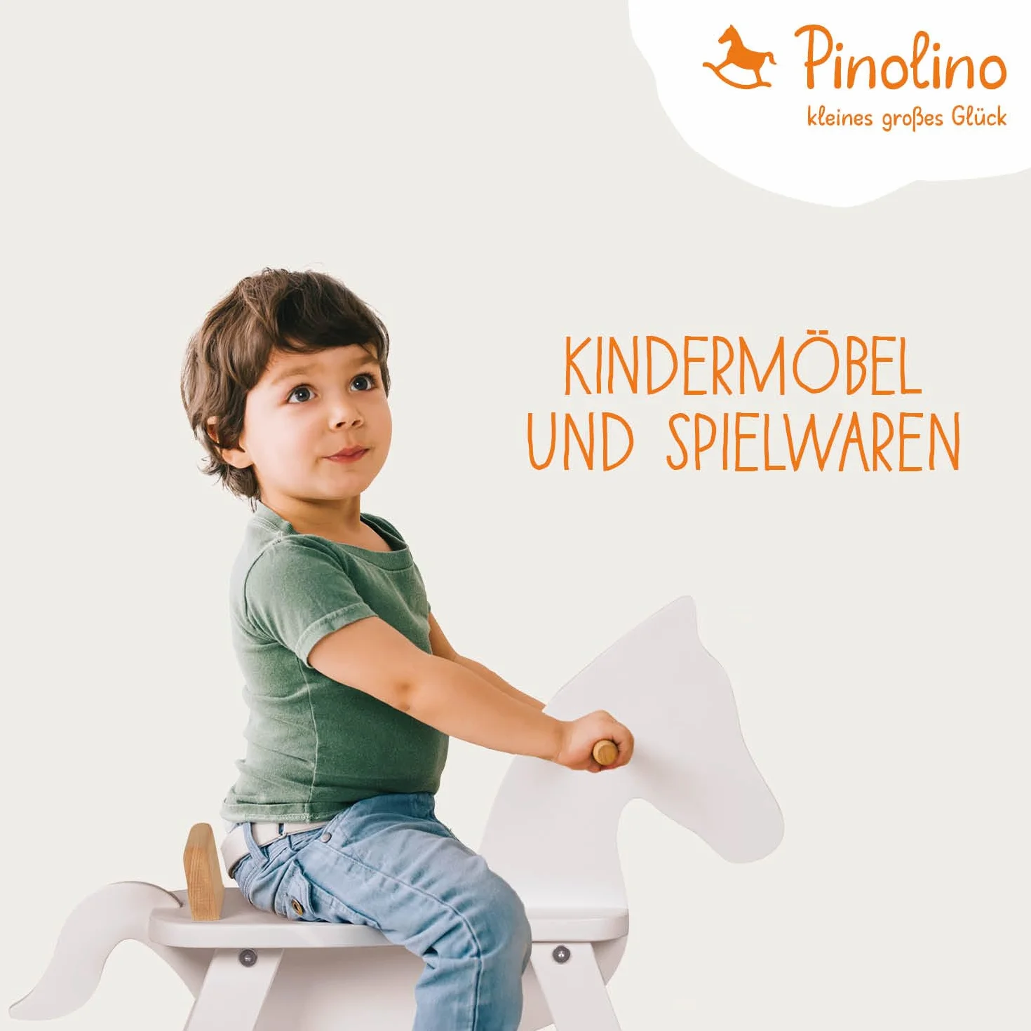 Pinolino Kinderträume- Animales Carrera de obstáculos 'Hoppe', Color Blanco,Rojo, L (381401)
