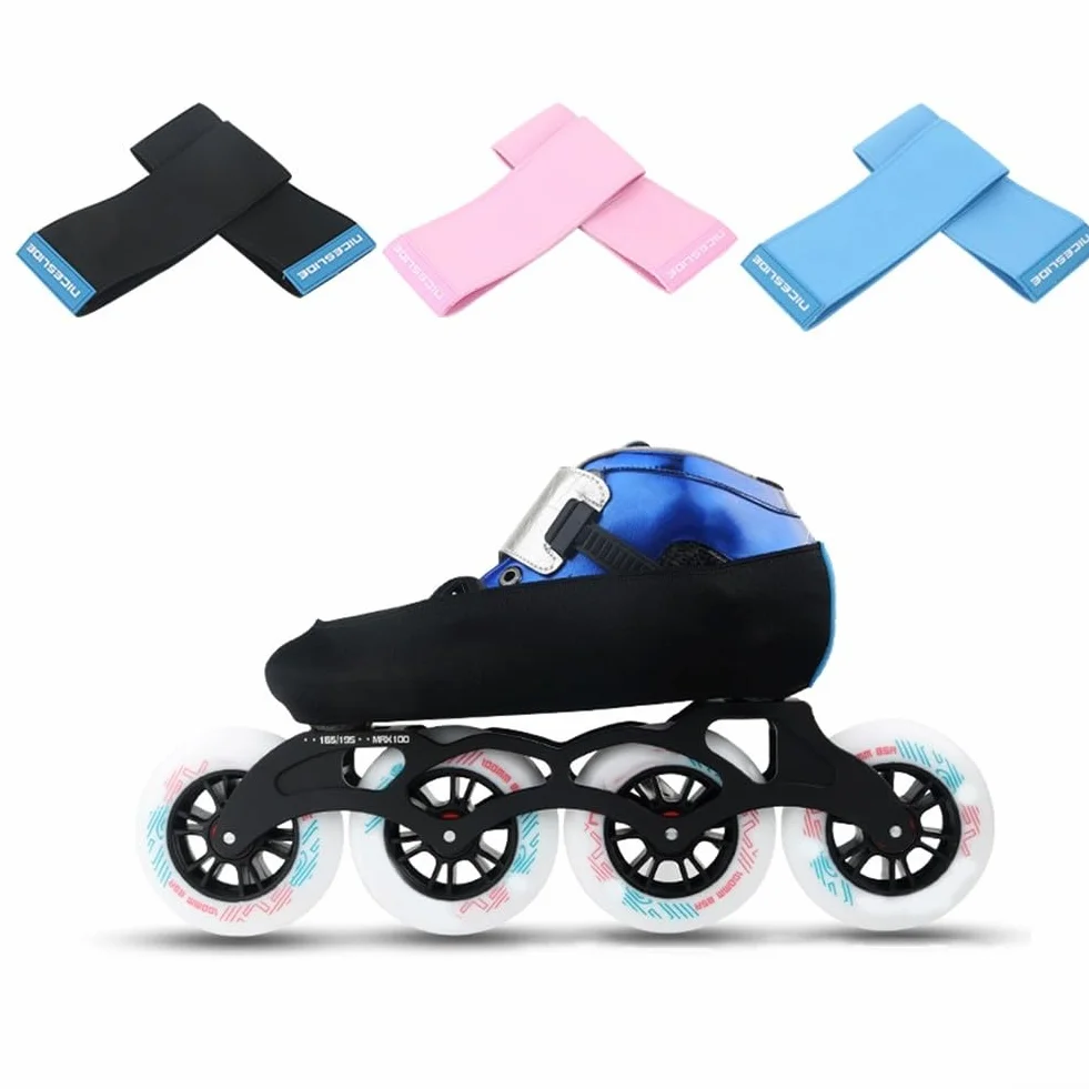 Fundas para patines de ruedas antiarañazos velocidad talla M 34-38 negro