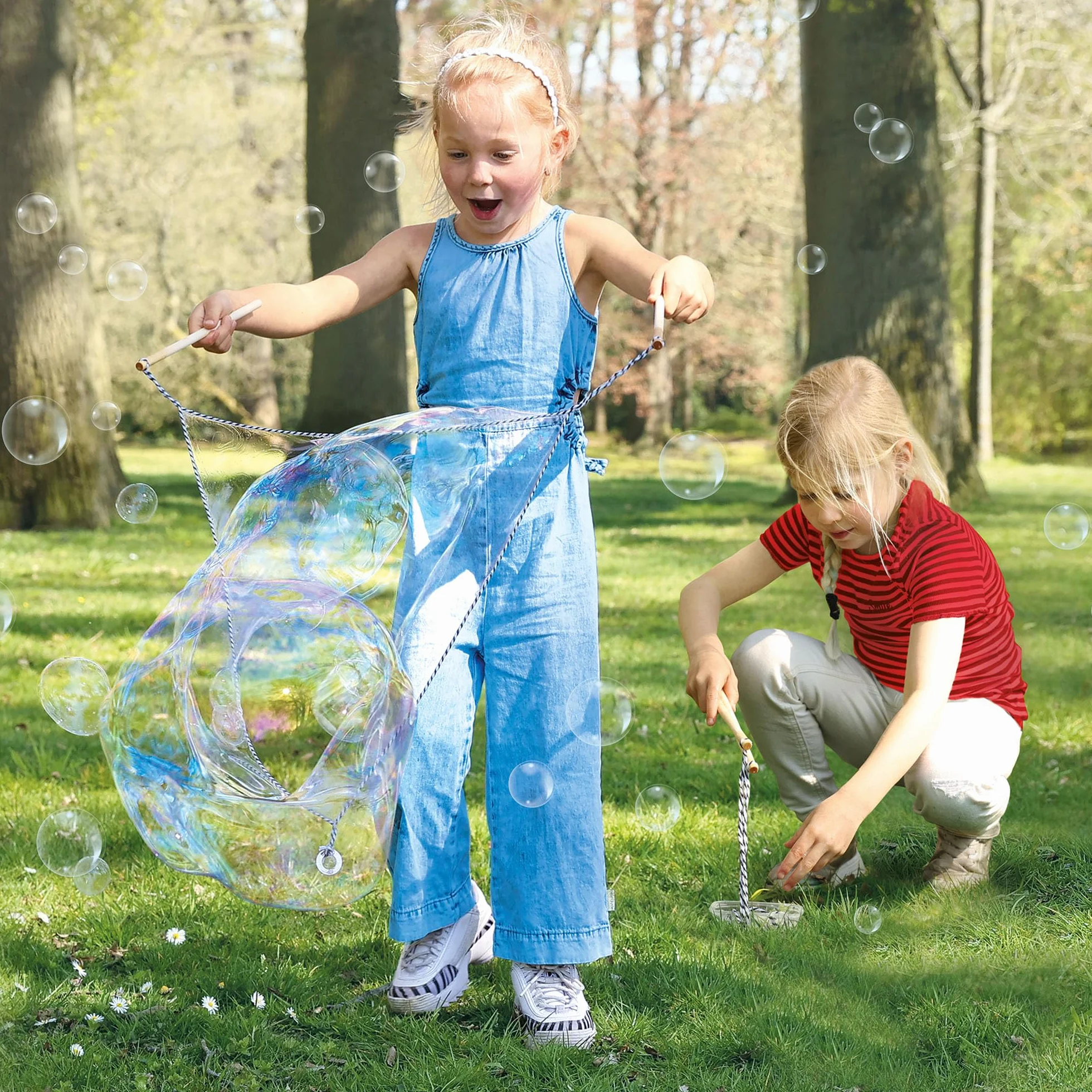 SES Creative – Mega Burbujas | Juego Infantil de Exterior para Crear Burbujas Gigantes | 6 a 13 años (S02251)
