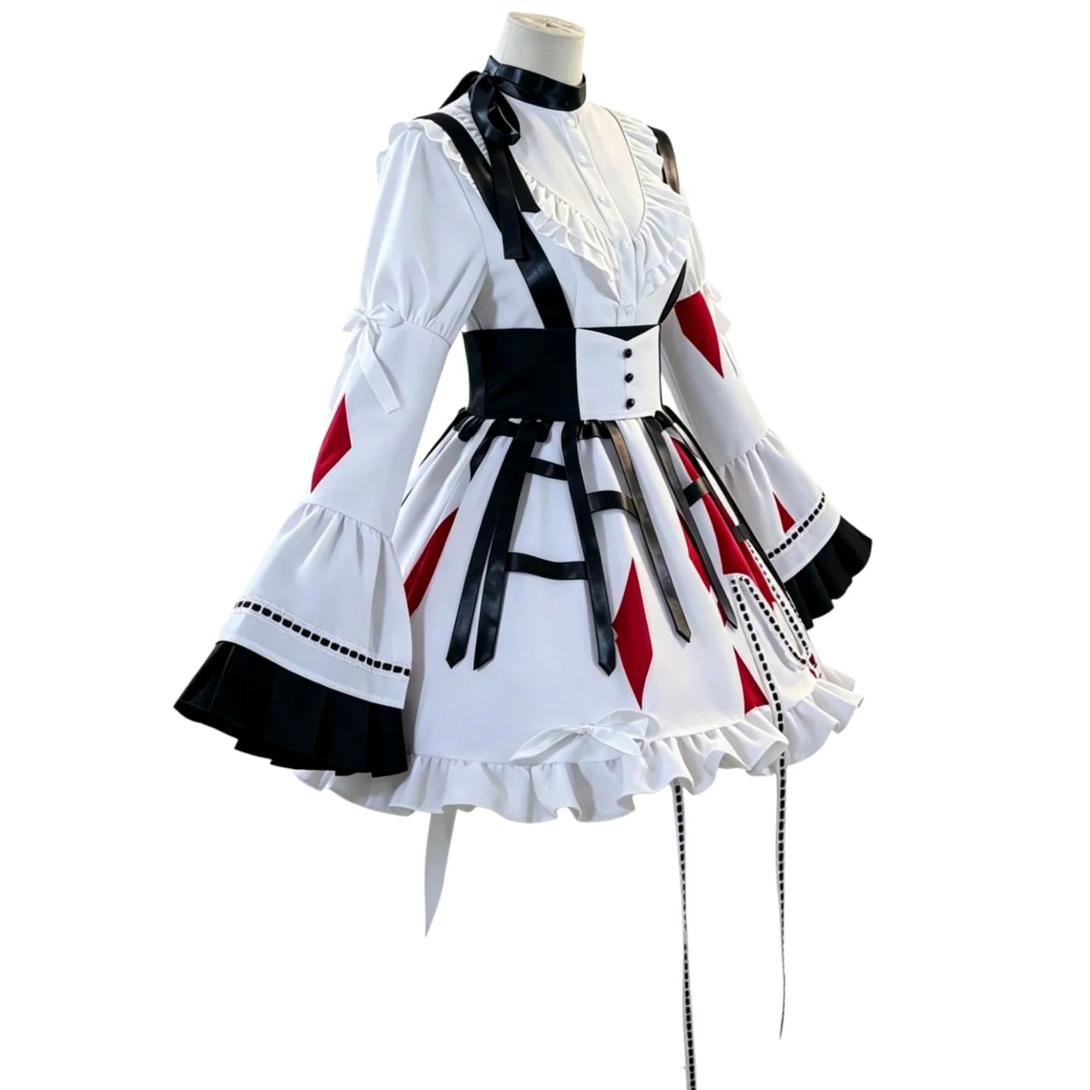 Disfraz de Cosplay de Estilo Uniforme de Banda Juvenil de Anime Akiyama Mizuki, Disfraz de Juego de Roles de Fiesta de Halloween para Comic Con y Evento de Cosplay