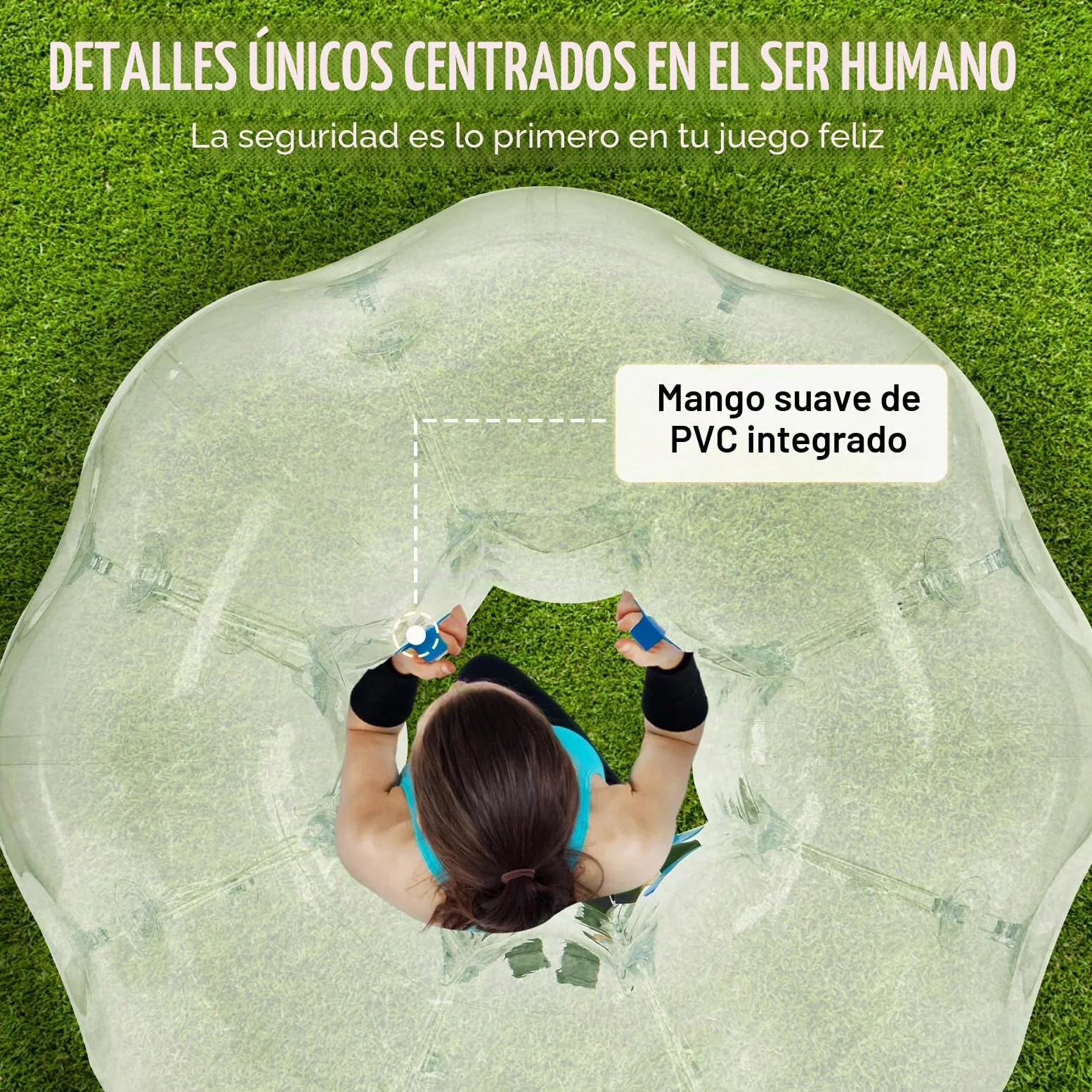 VEVOR Paquete de pelota inflable para adolescentes, bolas de PVC de 0,8 mm para jugar al aire libre