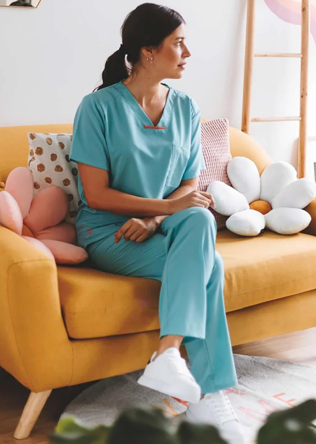 Workteam Conjunto Sanitario Elástico Unisex Uniforme Médico Enfermera