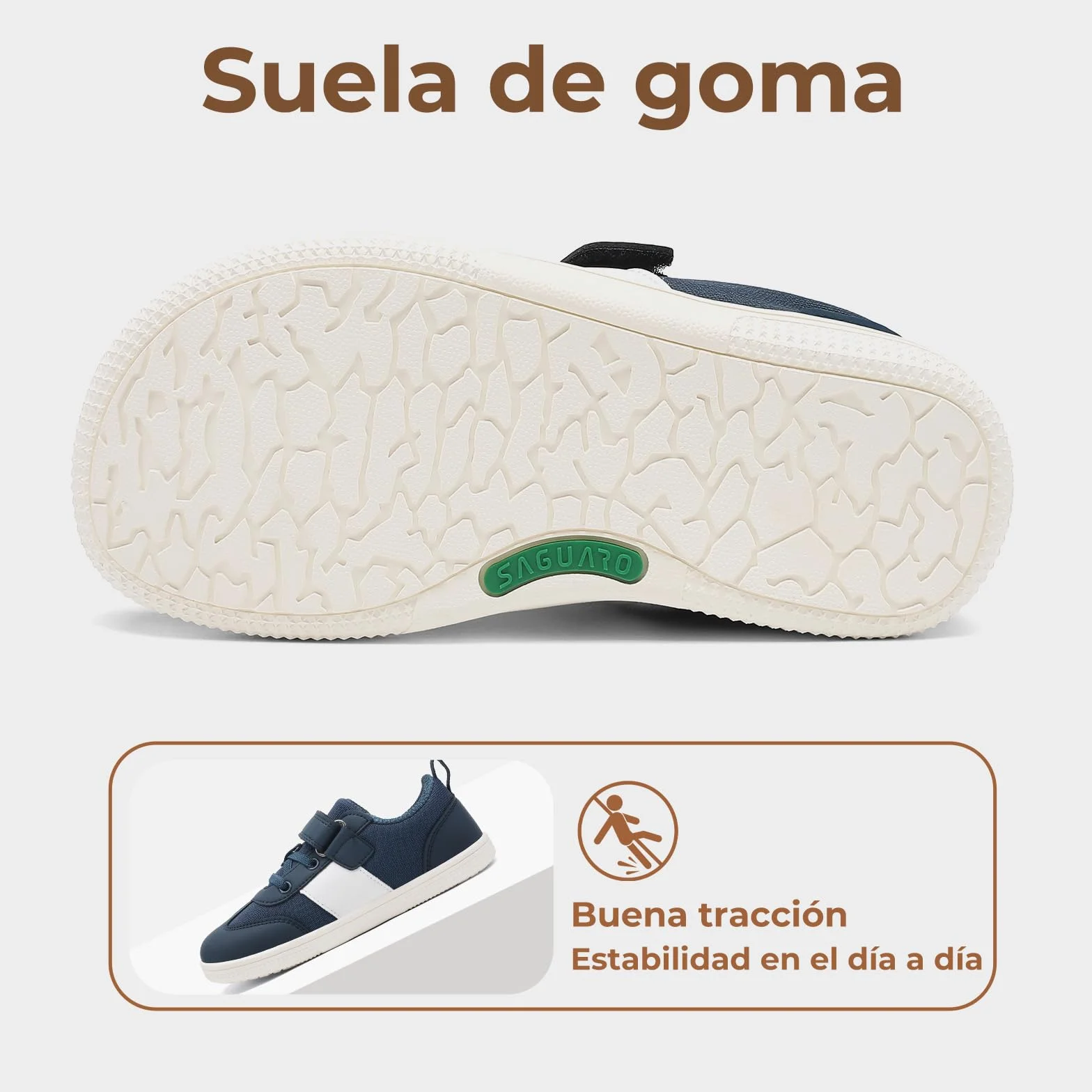 SAGUARO Zapatillas Barefoot Casual Niños Calzado Respetuoso con Suela Plana y Puntera Ancha,Gr.25-35