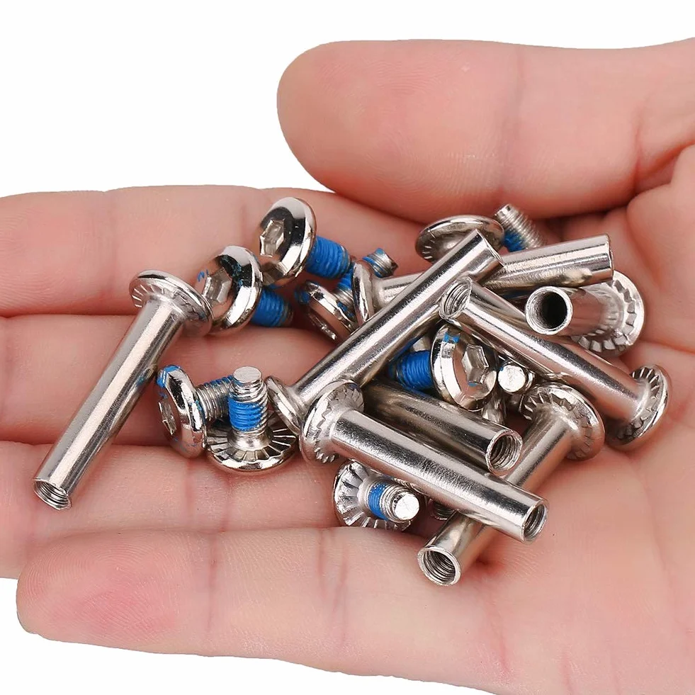 Tornillos de Patinaje en línea de 10 Piezas, Accesorio de Ejes de Rueda de 31 mm