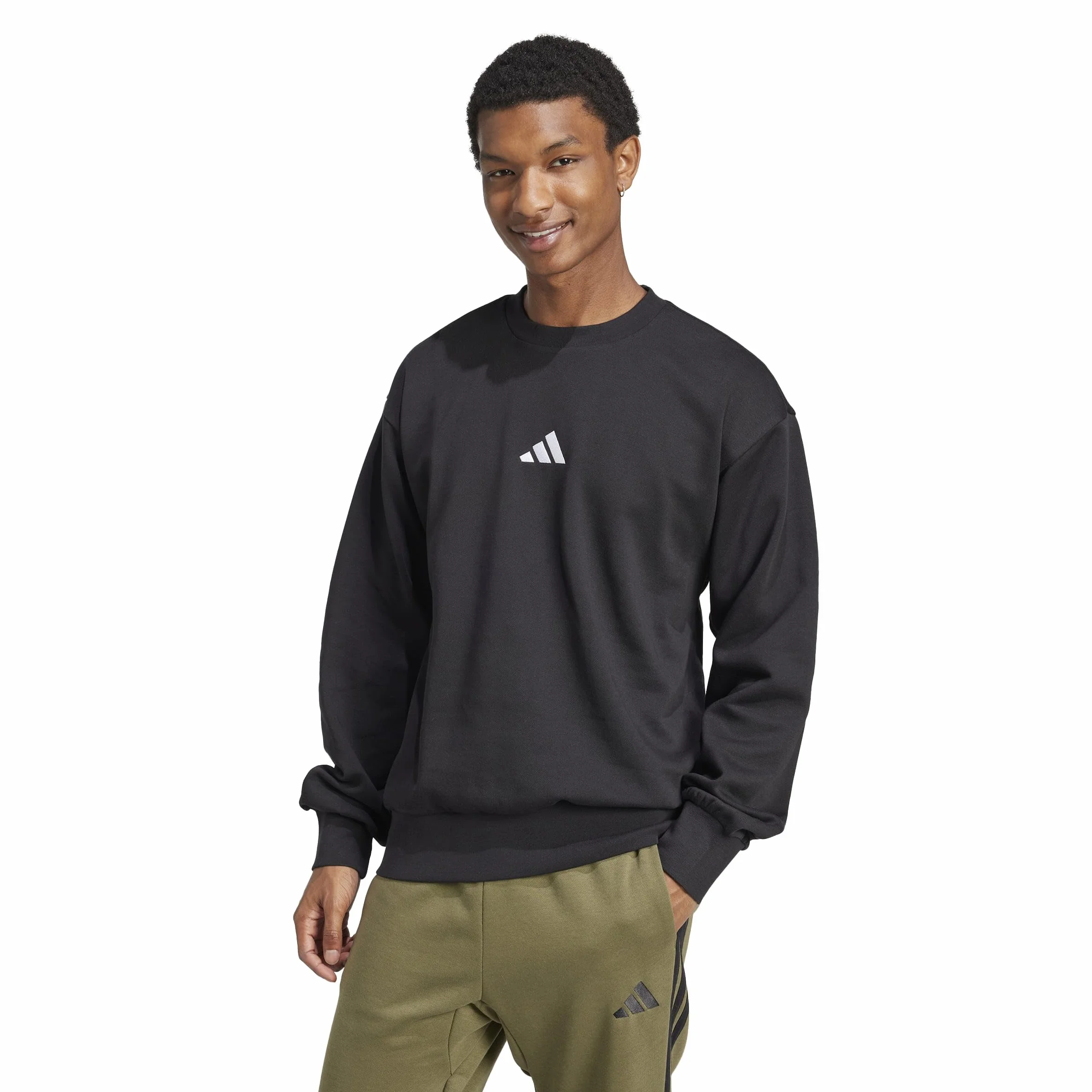 Adidas Hombre Essentials FEELCOZY Fleece Sweatshirt
