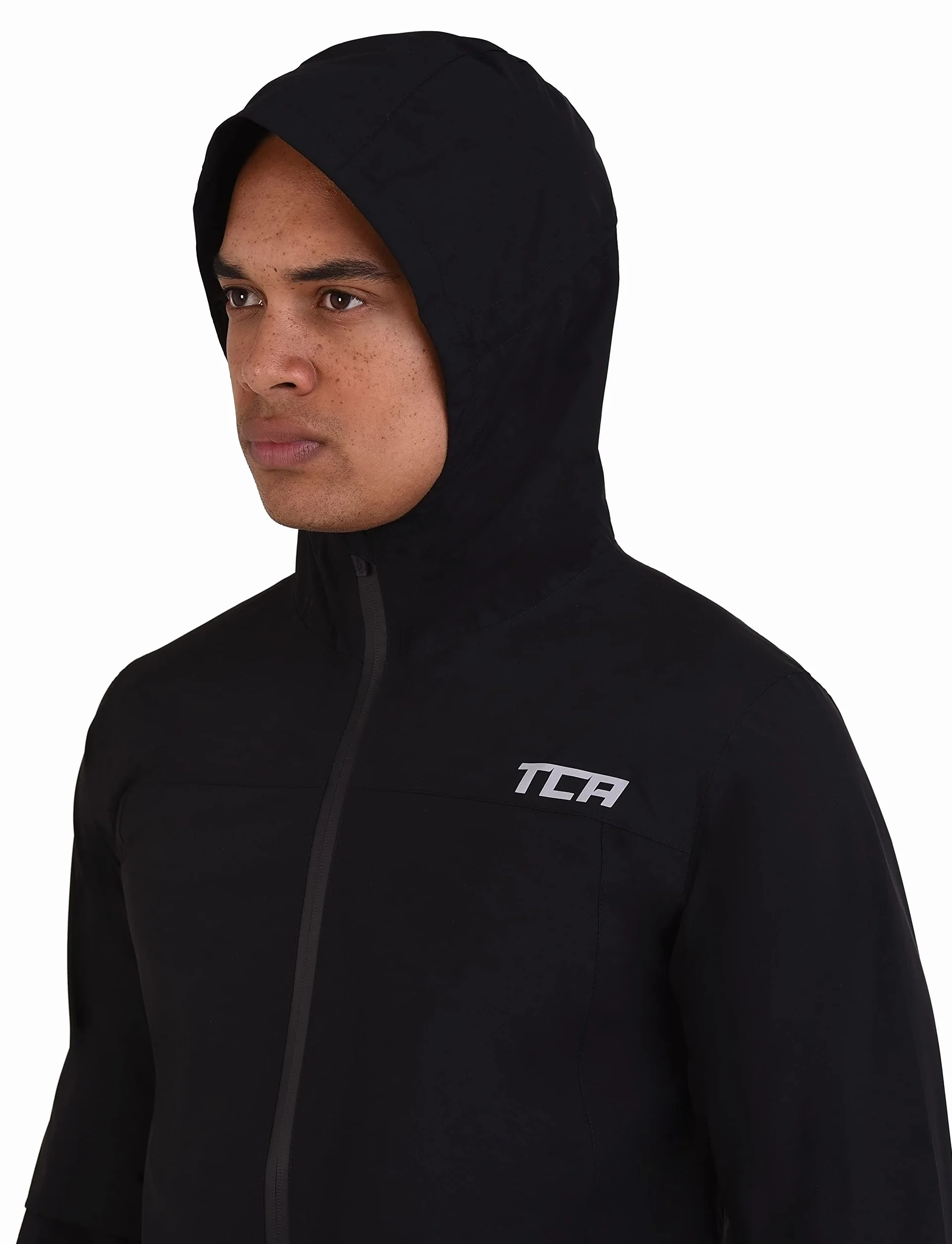 TCA Chubasquero Running Impermeable Hombre Bolsillos