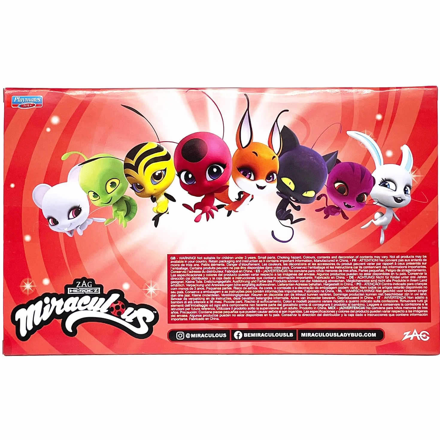 Pack de 8 Kwamis Miraculous