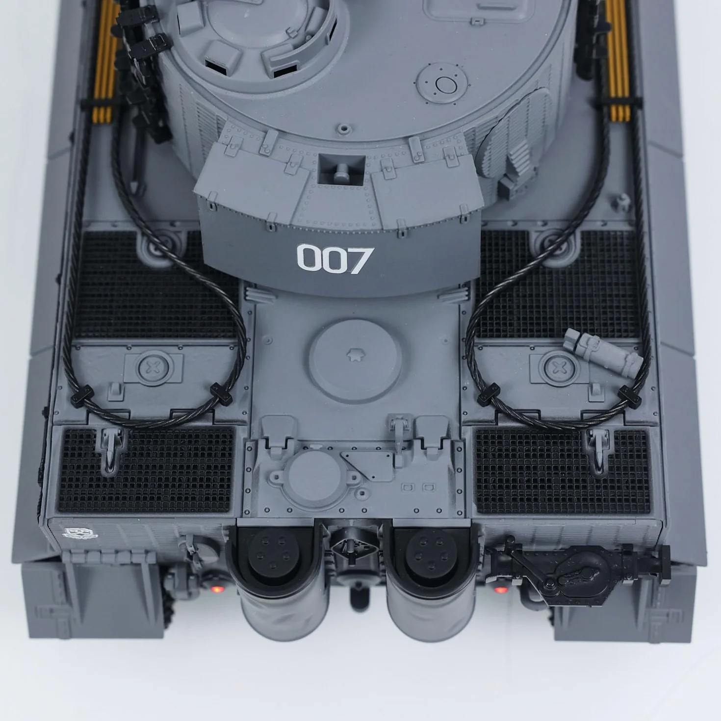 TOUCAN RC HOBBY Tanque de batalla RC 1/24 Taigen Tiger I con control remoto infrarrojo de combate militar