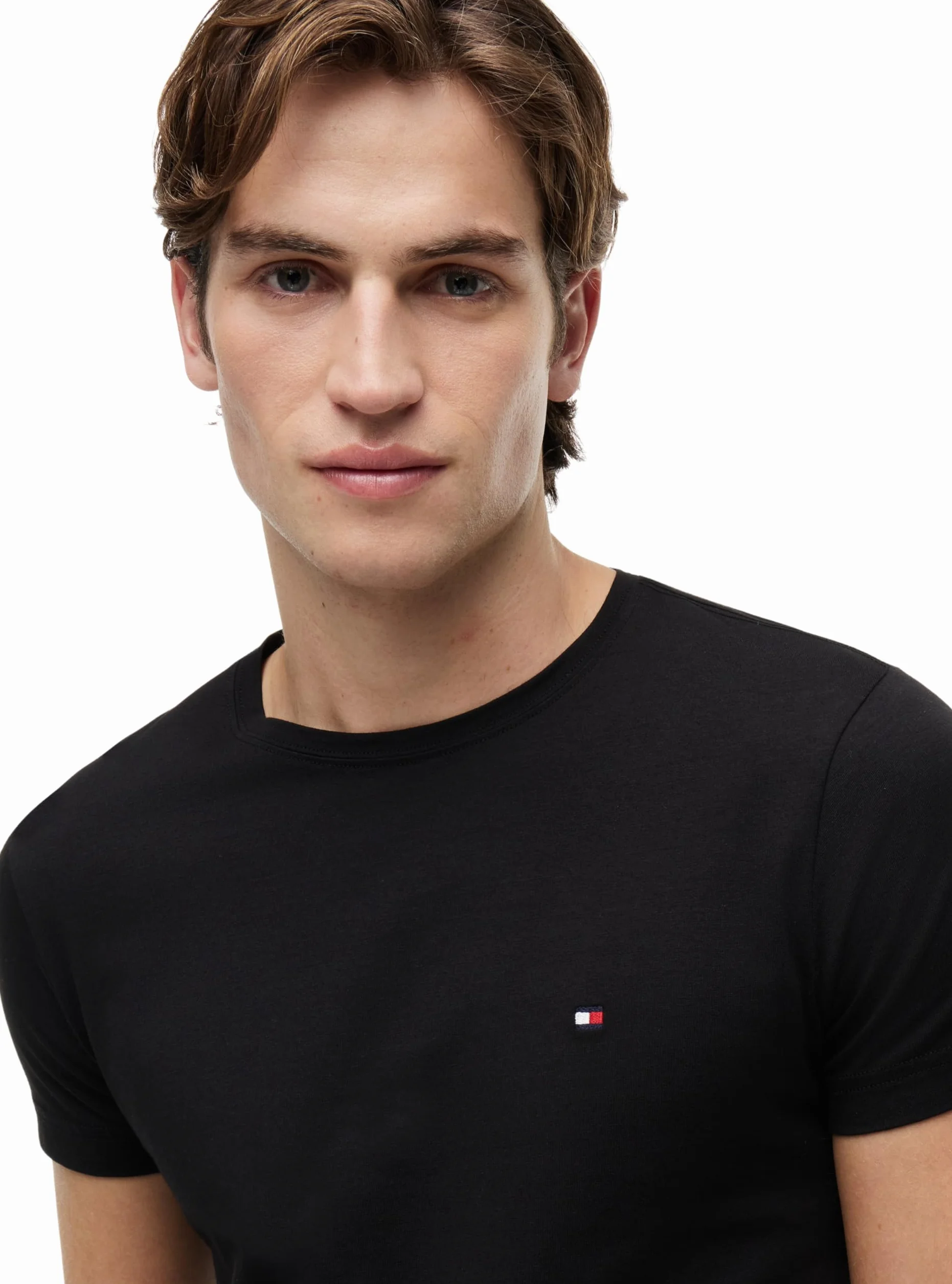 Tommy Hilfiger Camiseta Manga Corta Hombre Core Stretch Slim Fit