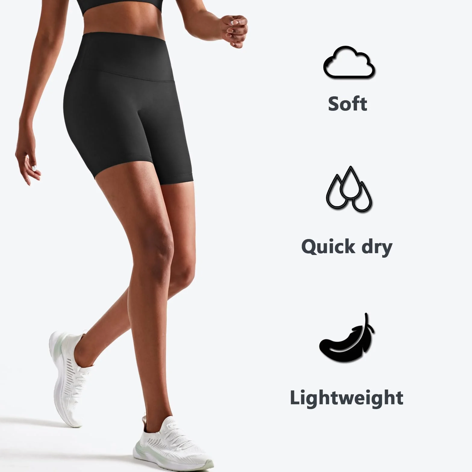 Pantalones Cortos Deporte Mujer Cintura Alta Leggings Yoga Mallas Cortas
