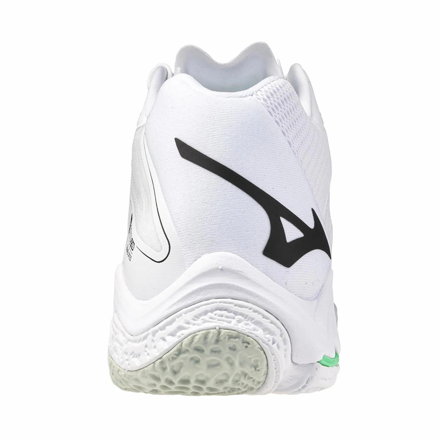 Mizuno Wave Lightning Z8 Mid Zapatillas de voleibol blanco negro Frozen Emerald