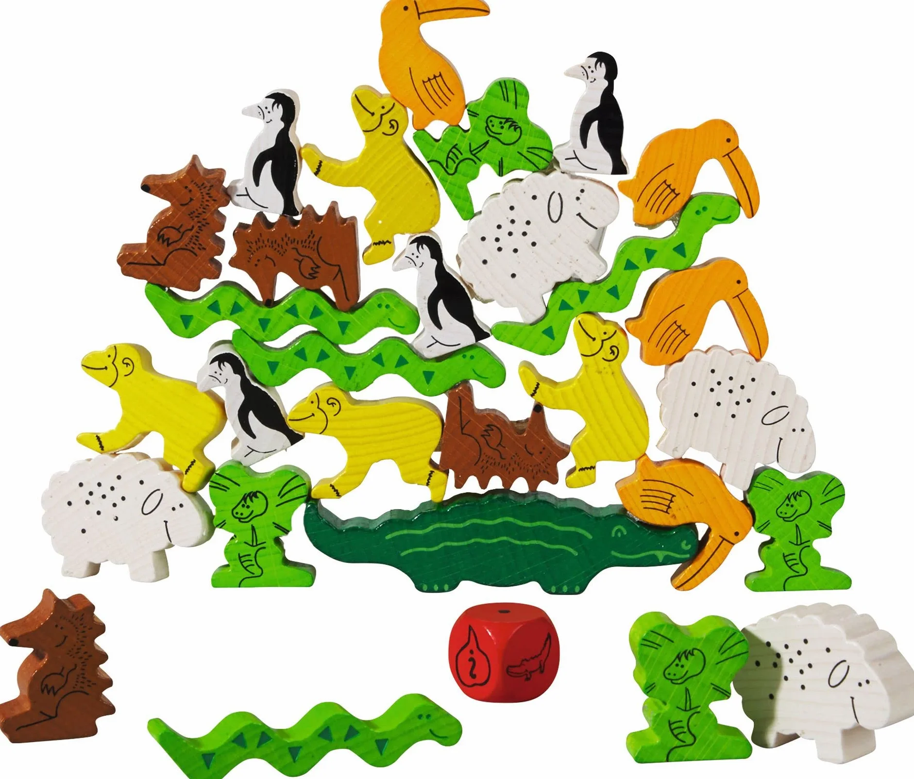Haba Tier auf Tier Juego Infantil para apilar Animales