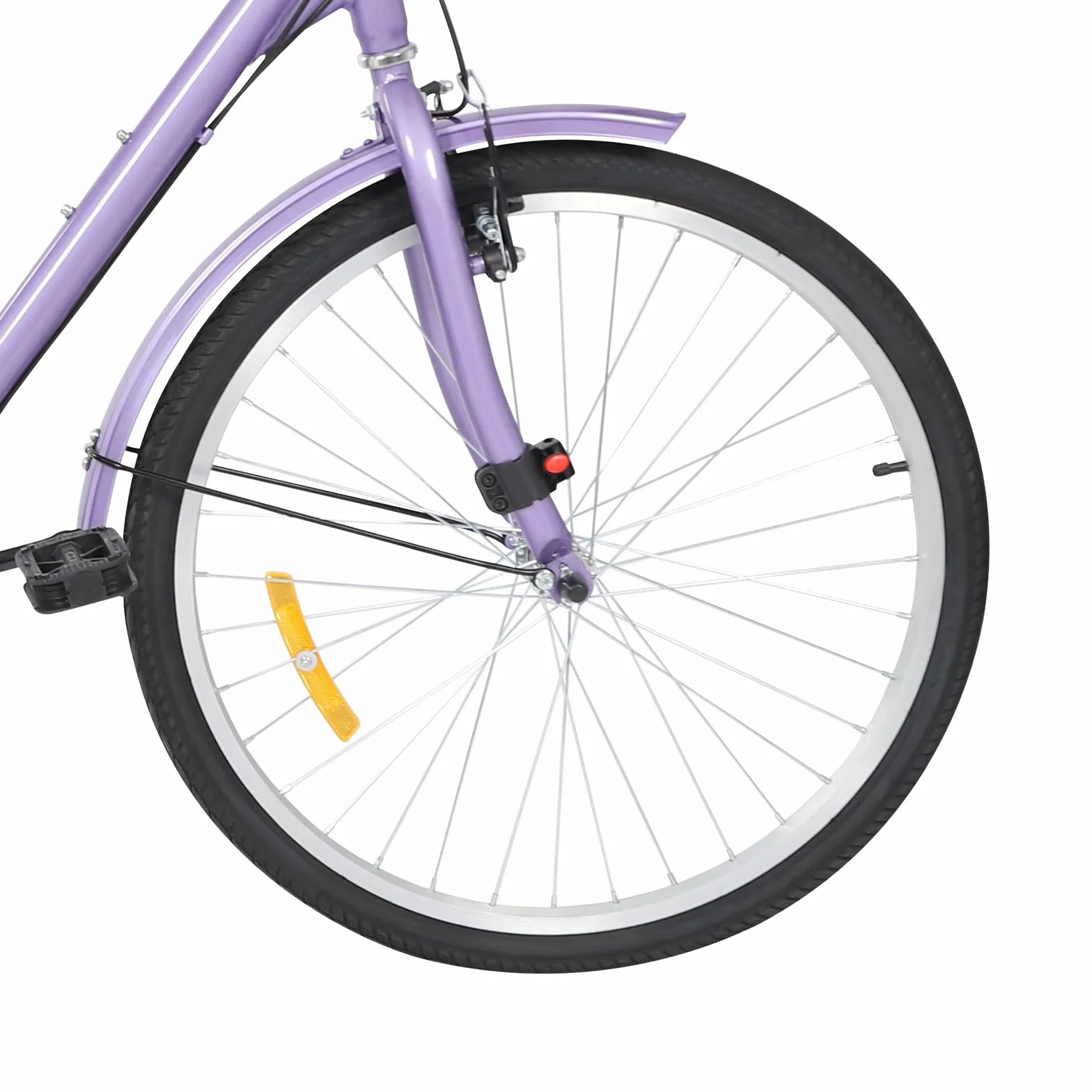 Triciclo de 7 velocidades para adultos,Triciclo adulto,Triciclo de 24 pulgadas,Asiento ajustable,7 velocidades Ricycle con respaldo y cesta de compras y cerradura,Freno delantero en V, freno de