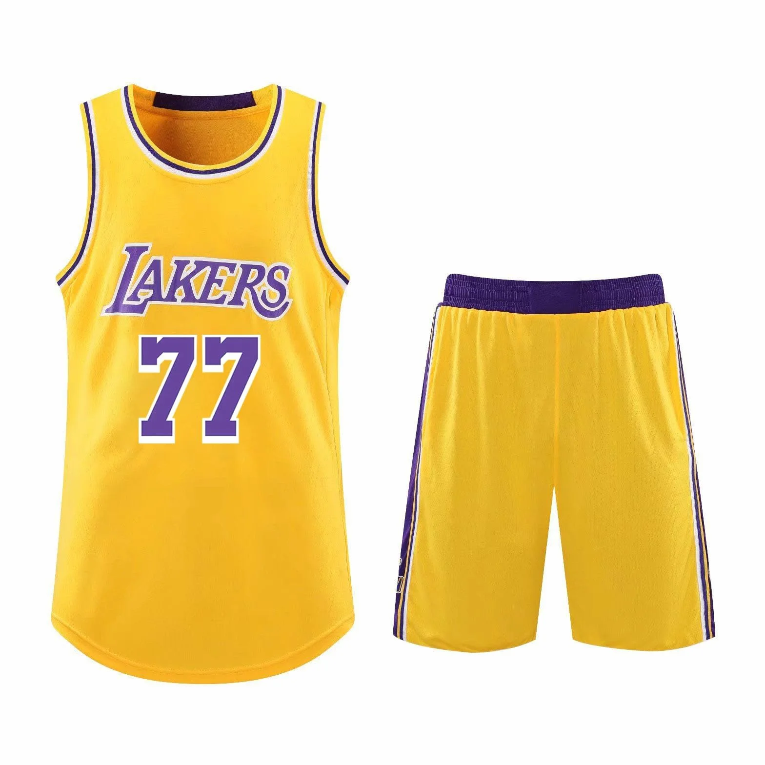 Camisetas de Basket para Hombre y Niños - Camiseta sin Mangas y Pantalón
