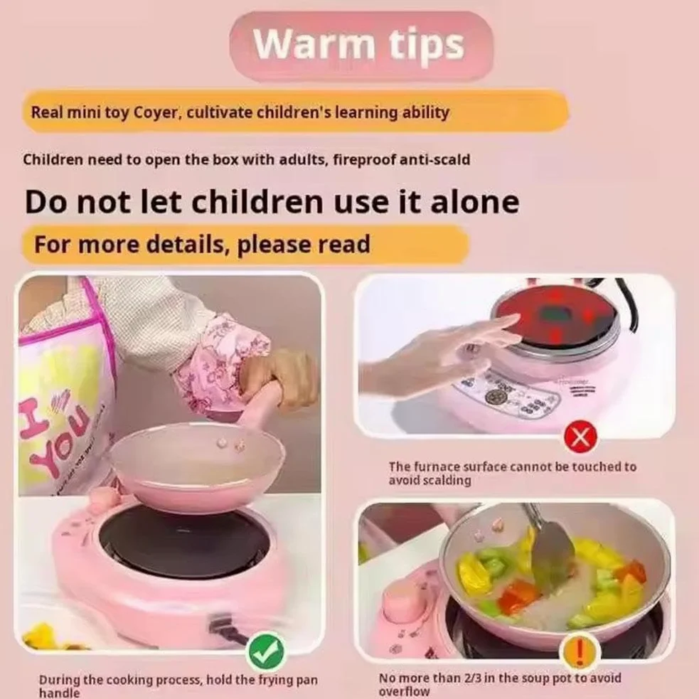 Juego de cocina para niños, 22 piezas, accesorios de juguete de acero de grado alimenticio, juego real para niños