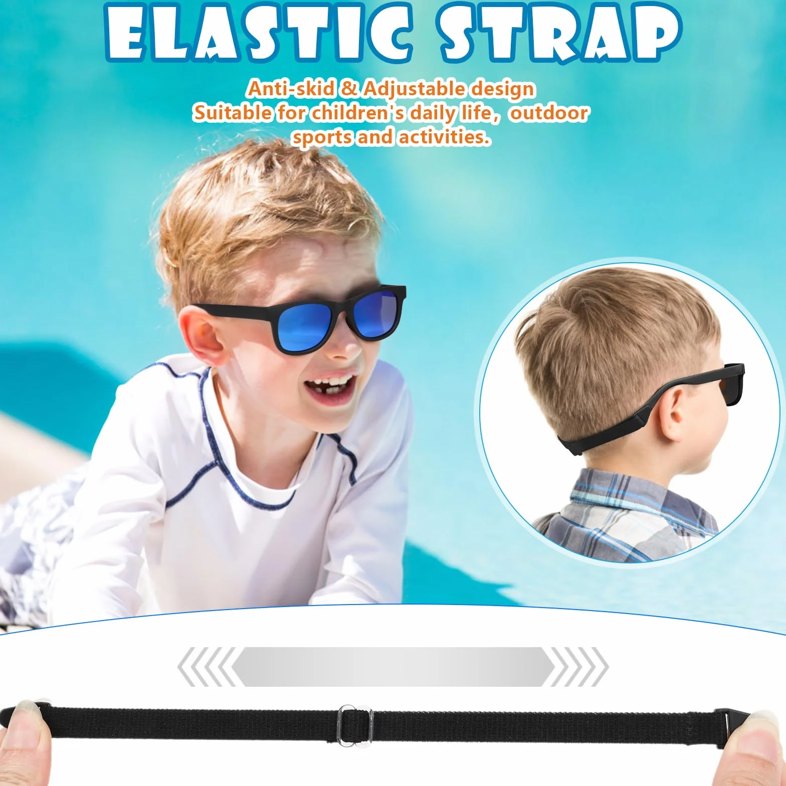 Gafas de sol polarizadas UV400 para bebés niño niña protección rayos solares infantiles 2-7 años