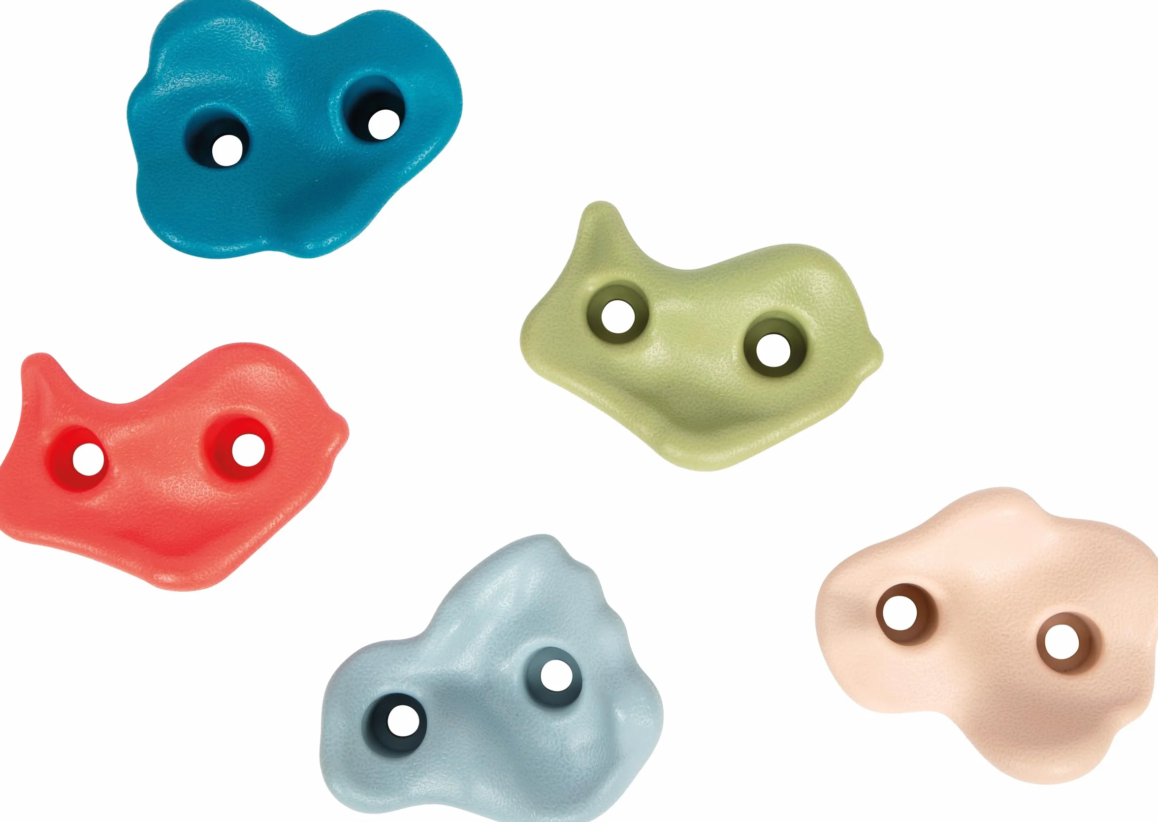 Small Foot Piedras para Escalar, 5 Piedras plástico Resistente, INT, Exterior, de 3 años, 12794