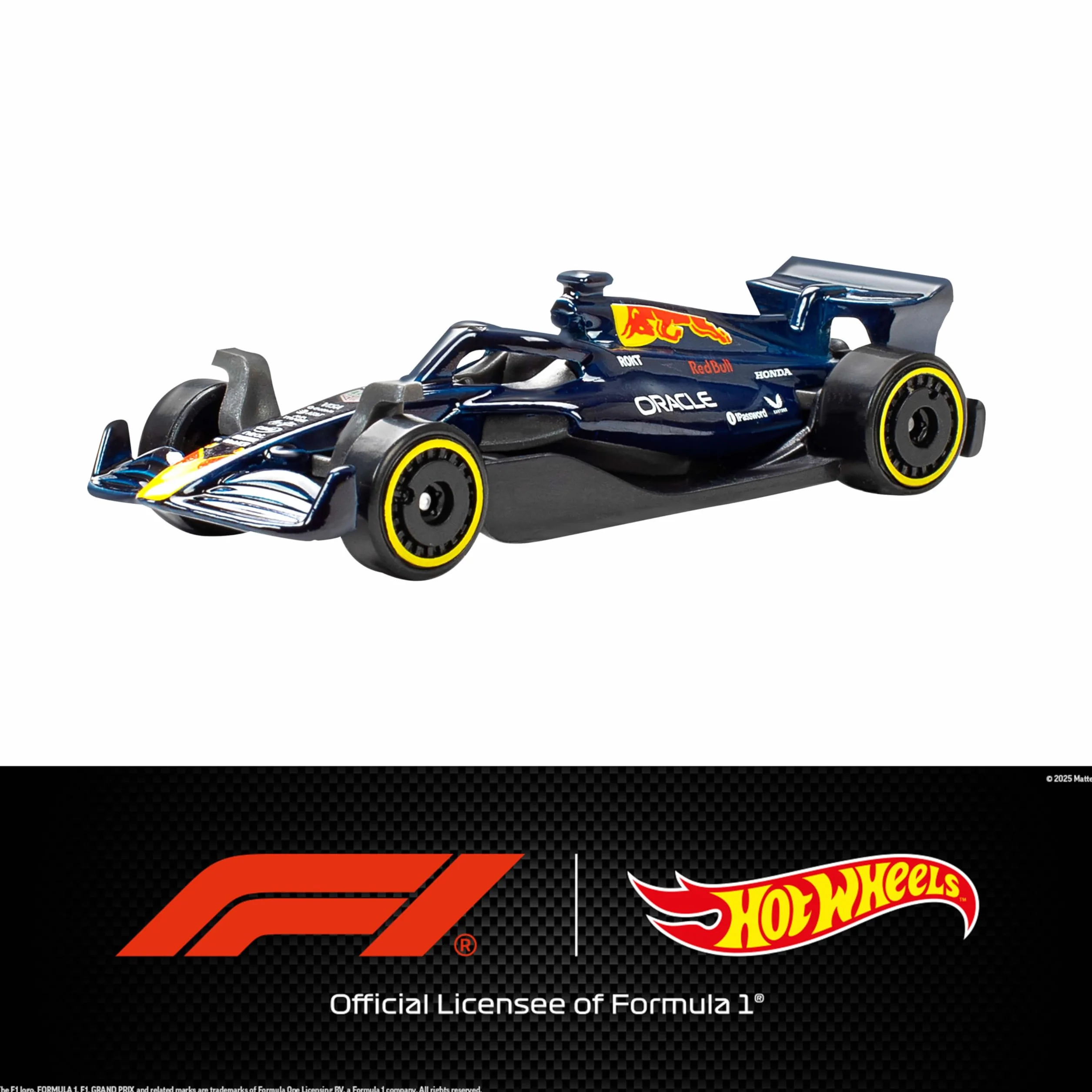 Hot Wheels Formula 1 Pack de 5 Coches de Juguete metálicos a Escala 1:64, Conjunto de 5 Coches coleccionables de F1 con Licencia Oficial para Jugar o exponer, JLN11
