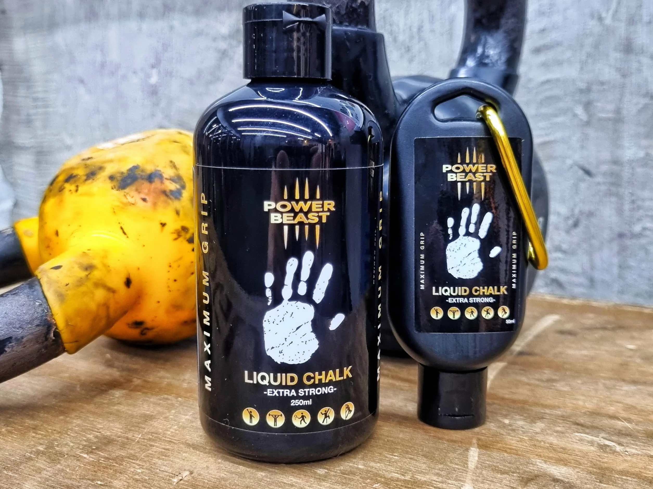 Magnesio Líquido, Tiza Líquida, Agarre Extremo 250ML+50ML para Cross Training, Calistenia, Halterofilia