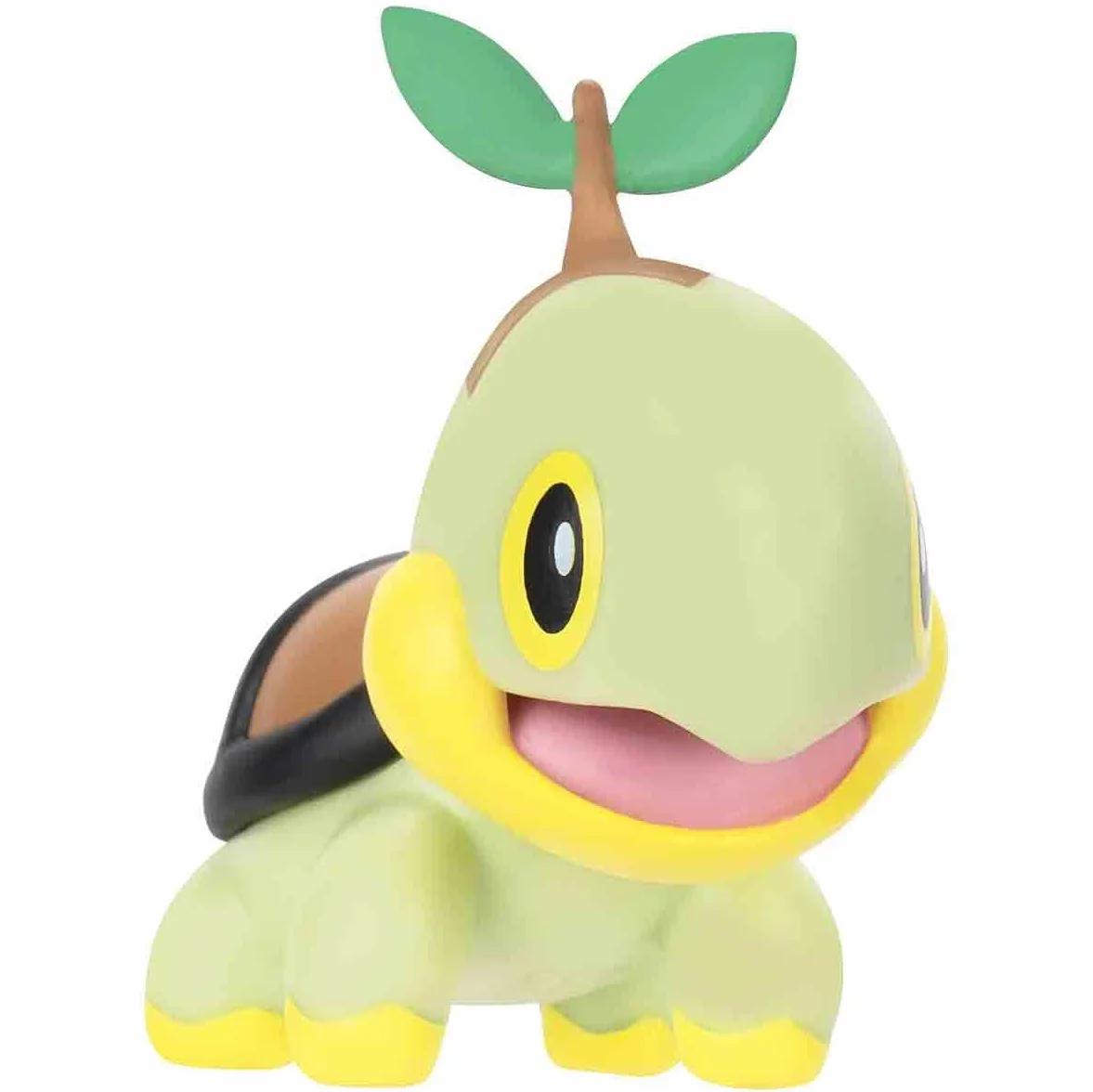 Pokémon Battle Figure 6 Pack - 5cm Figures Pawnii, Turtwig, Hoothoot, Torchic, Appletun, Squirtle - Official playset for Children 4+ Years