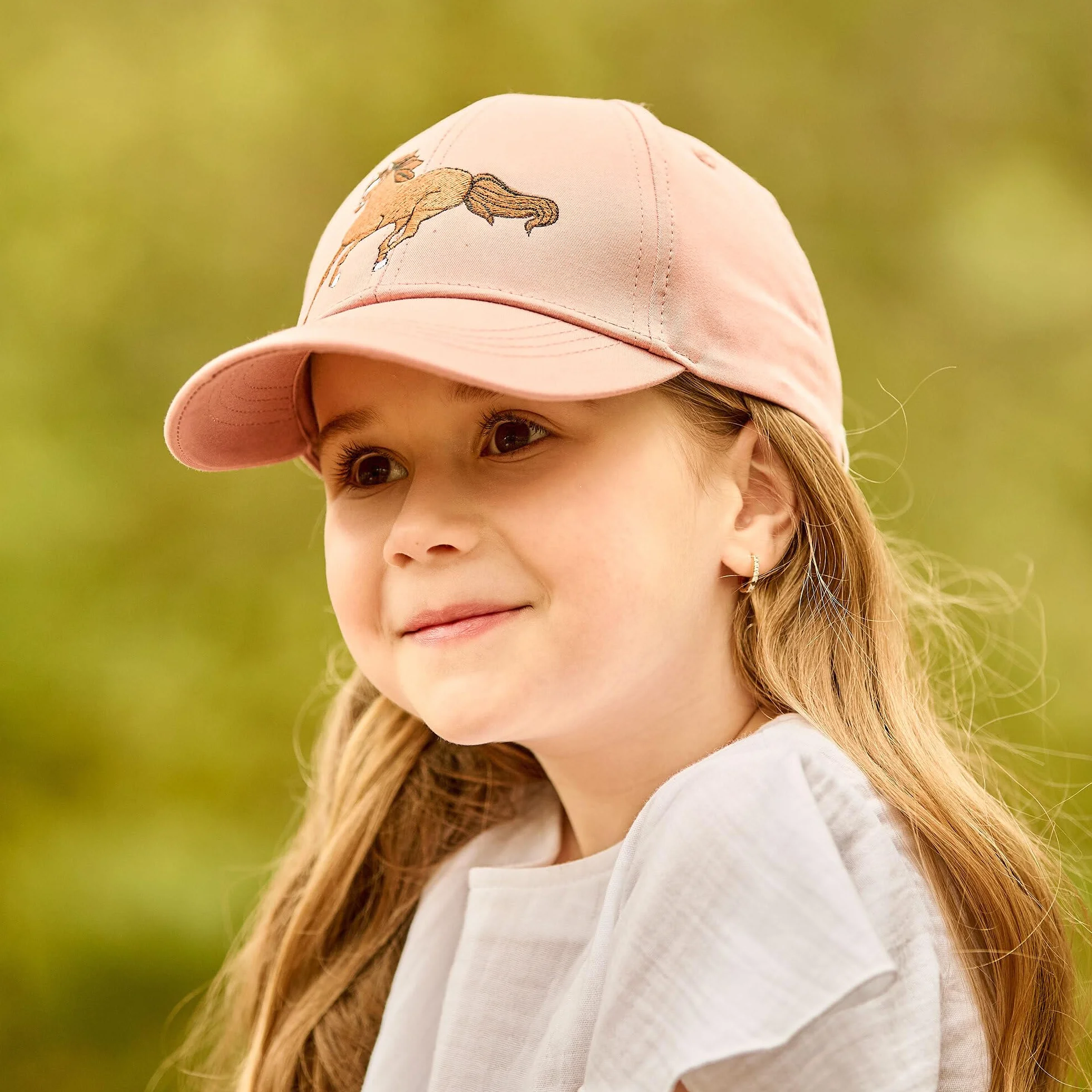 Maximo Gorra Infantil Niña Diseño Caballo Bordado