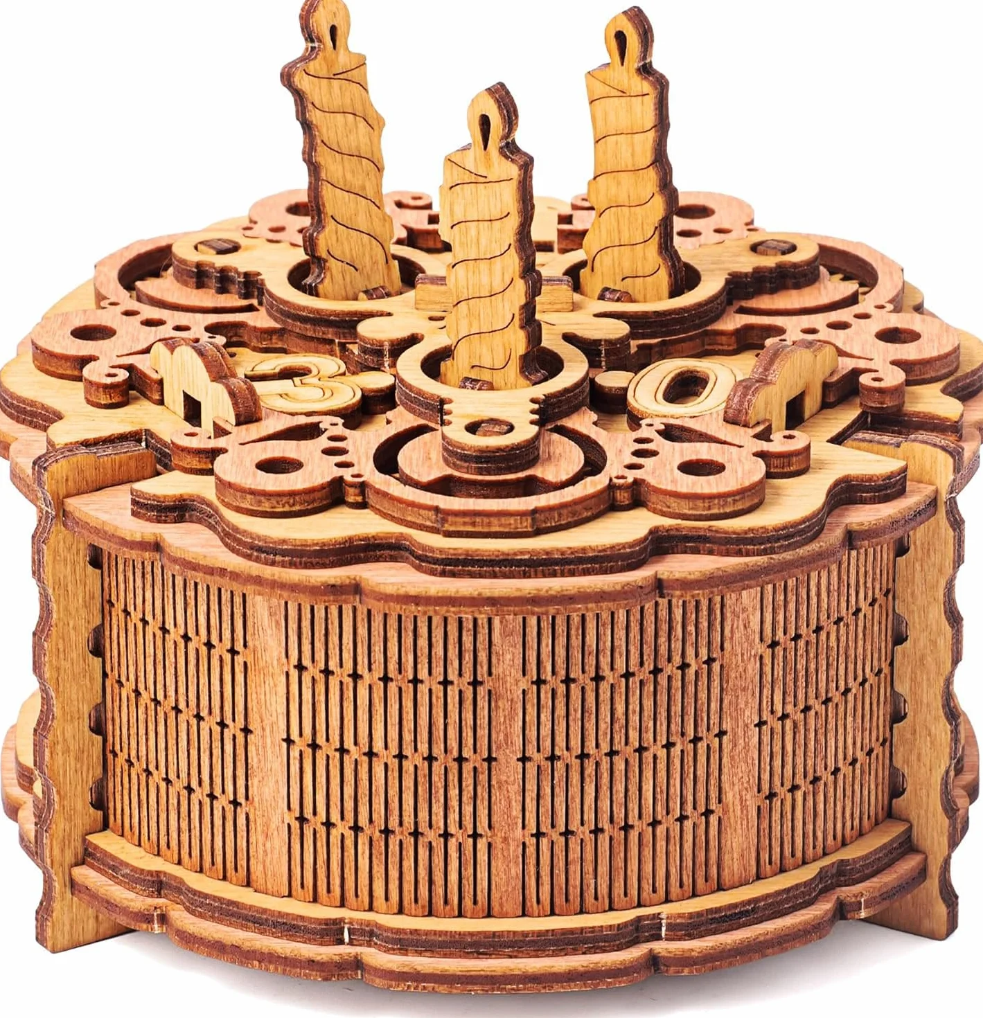iDventure Birthday Puzzle Box - Regalo para cumpleaños Individual - Caja Secreta Japonesa - Caja misteriosa para Dinero - Puzzle 3D de Madera - Regalos Hucha Originales - Rompecabezas para Adultos