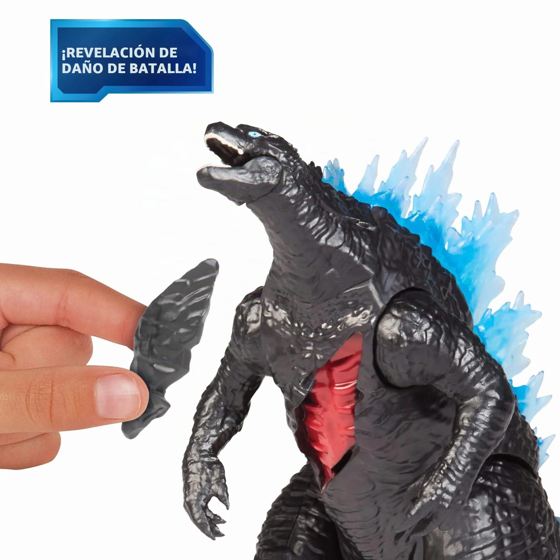 MonsterVerse Godzilla vs Kong 6' Supercharged Godzilla w/Fighter Jet,Multicolor,MNG16000