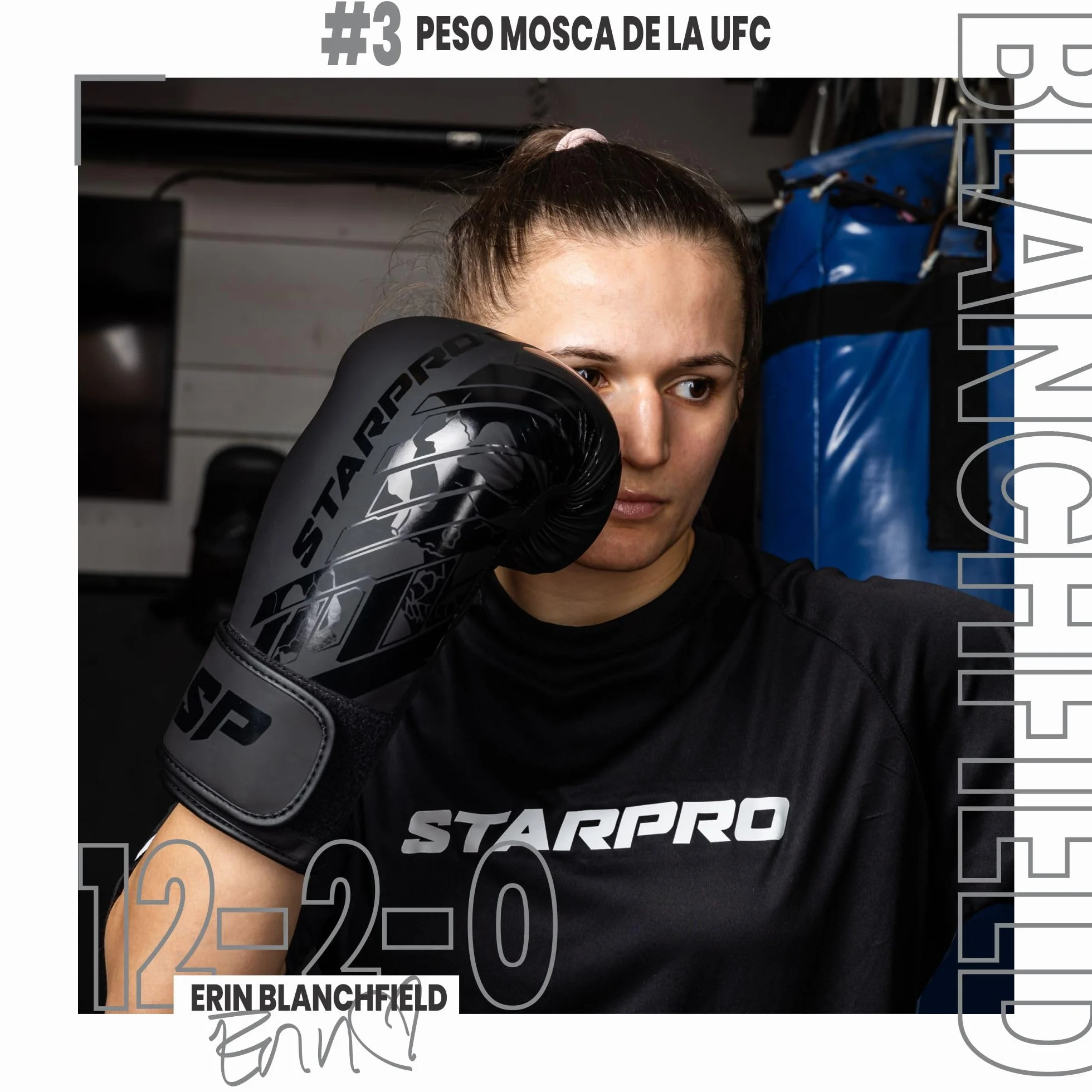 Starpro Obsidian Guantes de Boxeo Negro Mate Cuero Fuax 8oz 10oz 12oz 14oz 16oz
