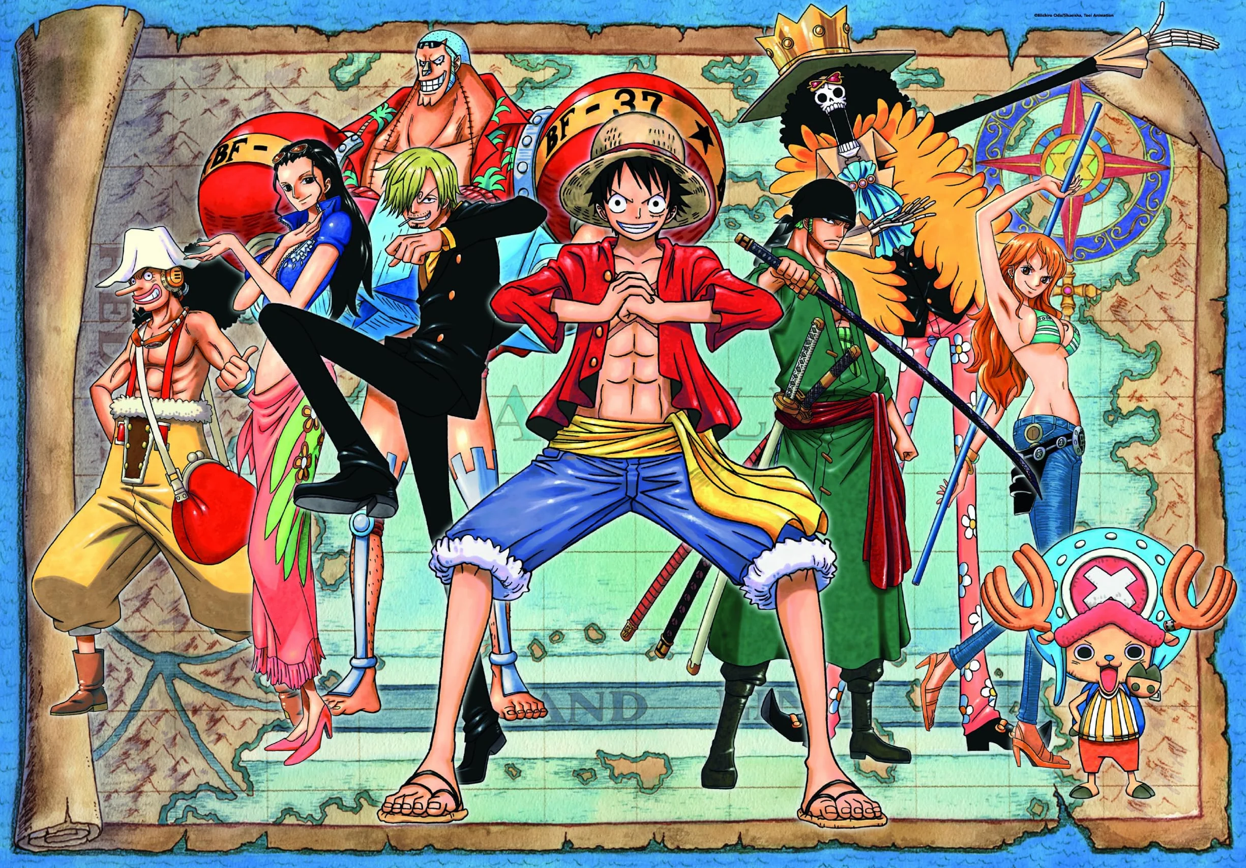 Clementoni - Puzzle Adulto One Piece 500 Piezas Caja Cubo edición Especial - Desde 14 años (35137)