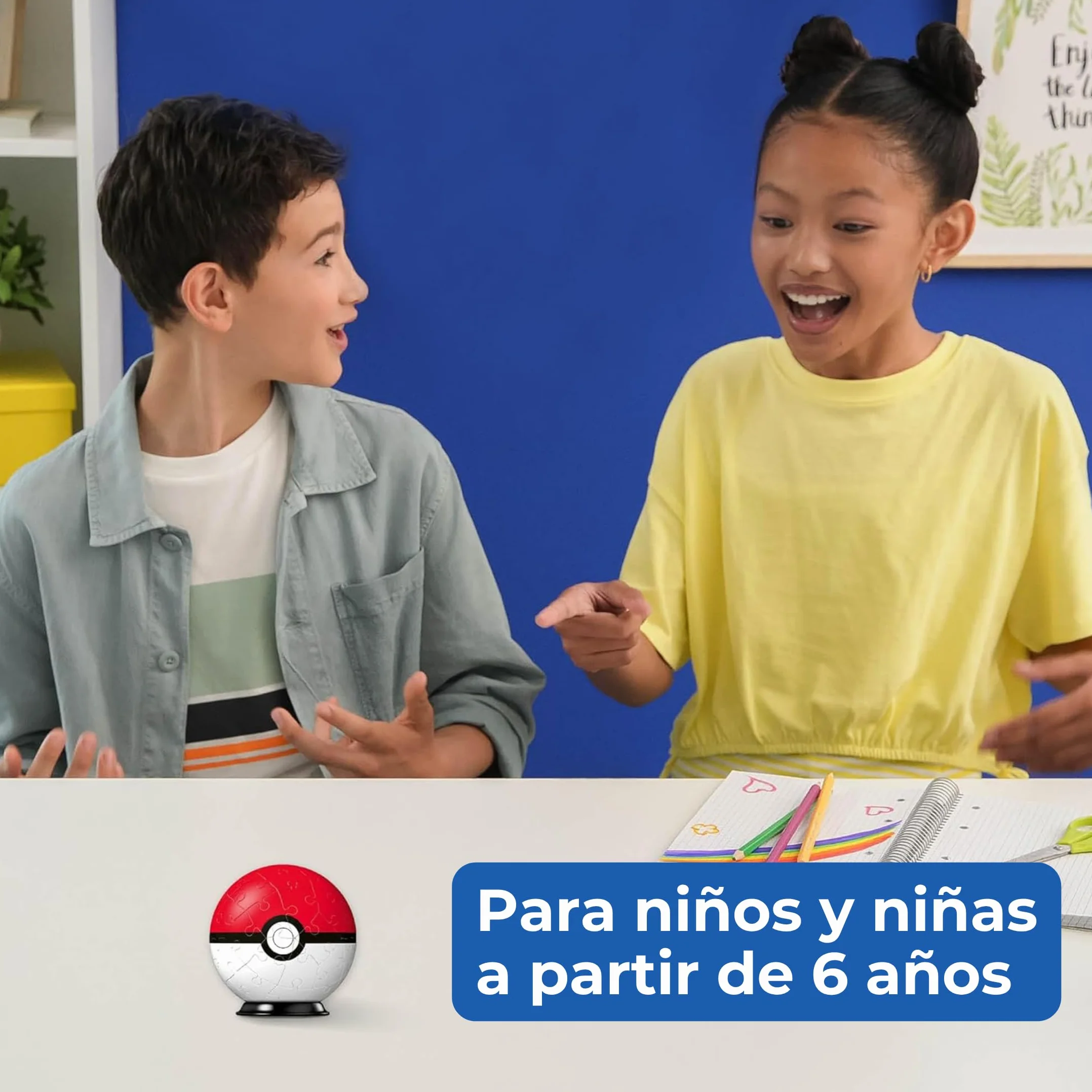 Ravensburger Puzzle 3D Niños Pokemon Pokeball 55 Piezas Montable Regalo 6+