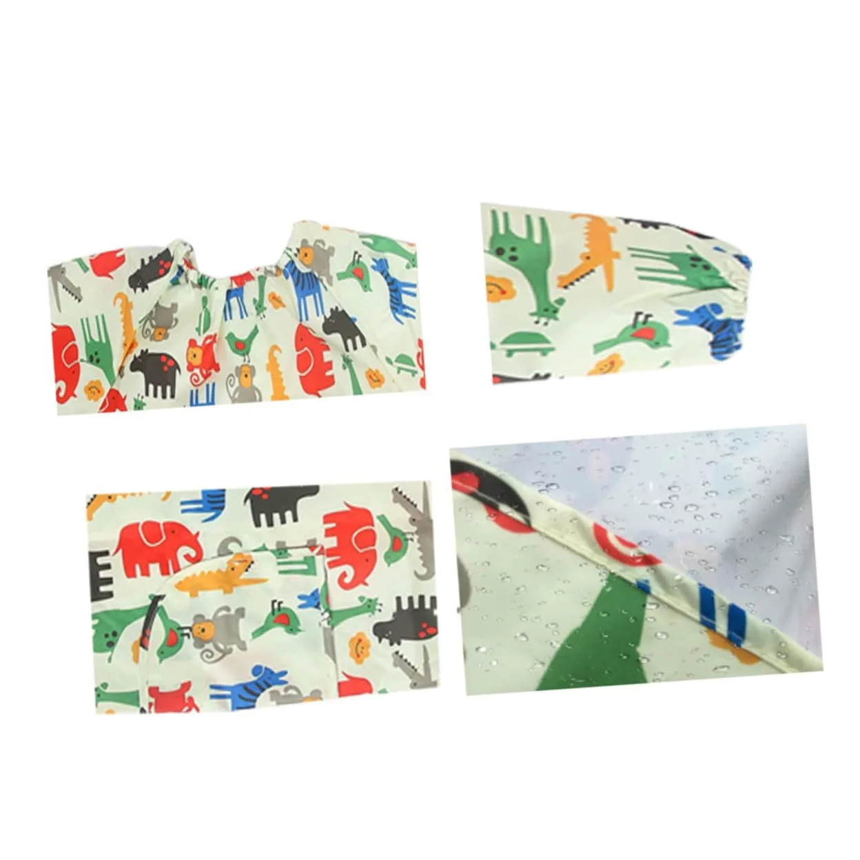Mikinona Bata de Pintura para Delantal de Arte Estampado Amarillo Manga Larga Talla M Ropa Protectora Transpirable y Resistente a Manchas Adecuado para Pintar y Dibujar