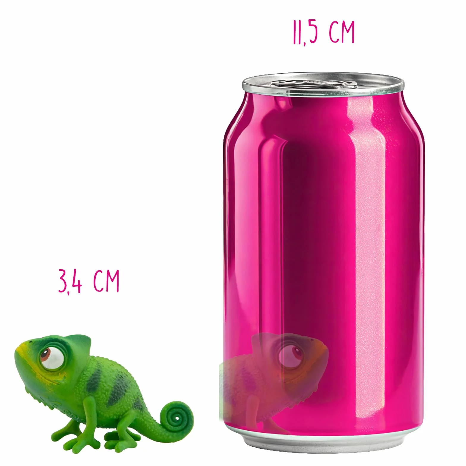 Bullyland-Disney Princess 12422-Figura de juego, Walt Rapunzel, Pascal, aprox. 6 cm de altura, figura pintada a mano, sin PVC, para que los niños jueguen de forma imaginativa, color (Bullyworld 12422)