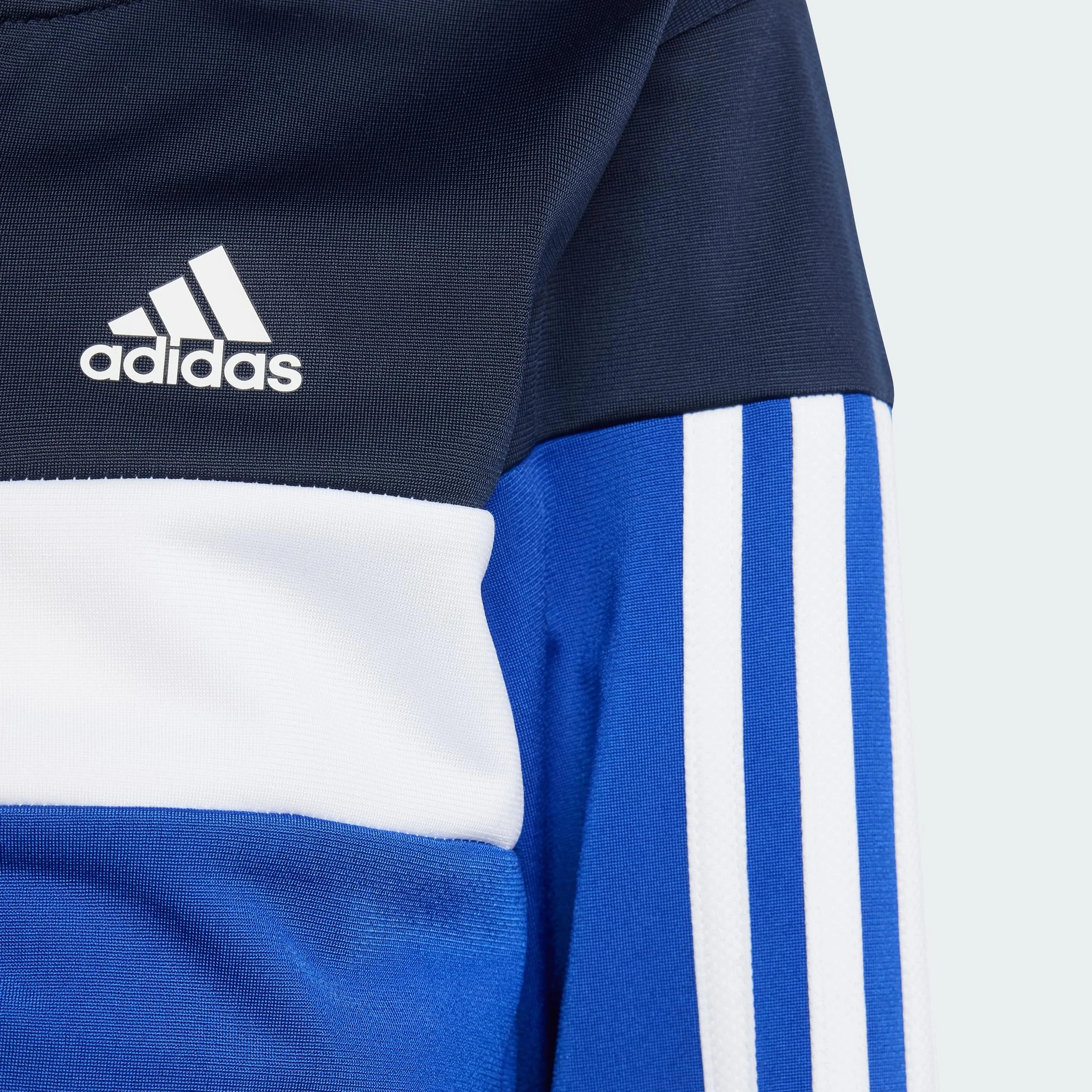 adidas Tiberio 3-Stripes Colorblock Shiny Track Suit Kids
