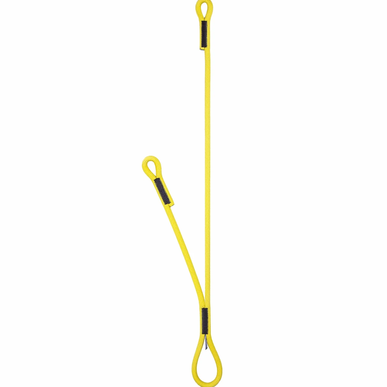 FIXE Manyac Cabo de Anclaje Dinámico Doble 40 cm 70 cm Cuerda Full Dry 9 mm CE EN17520