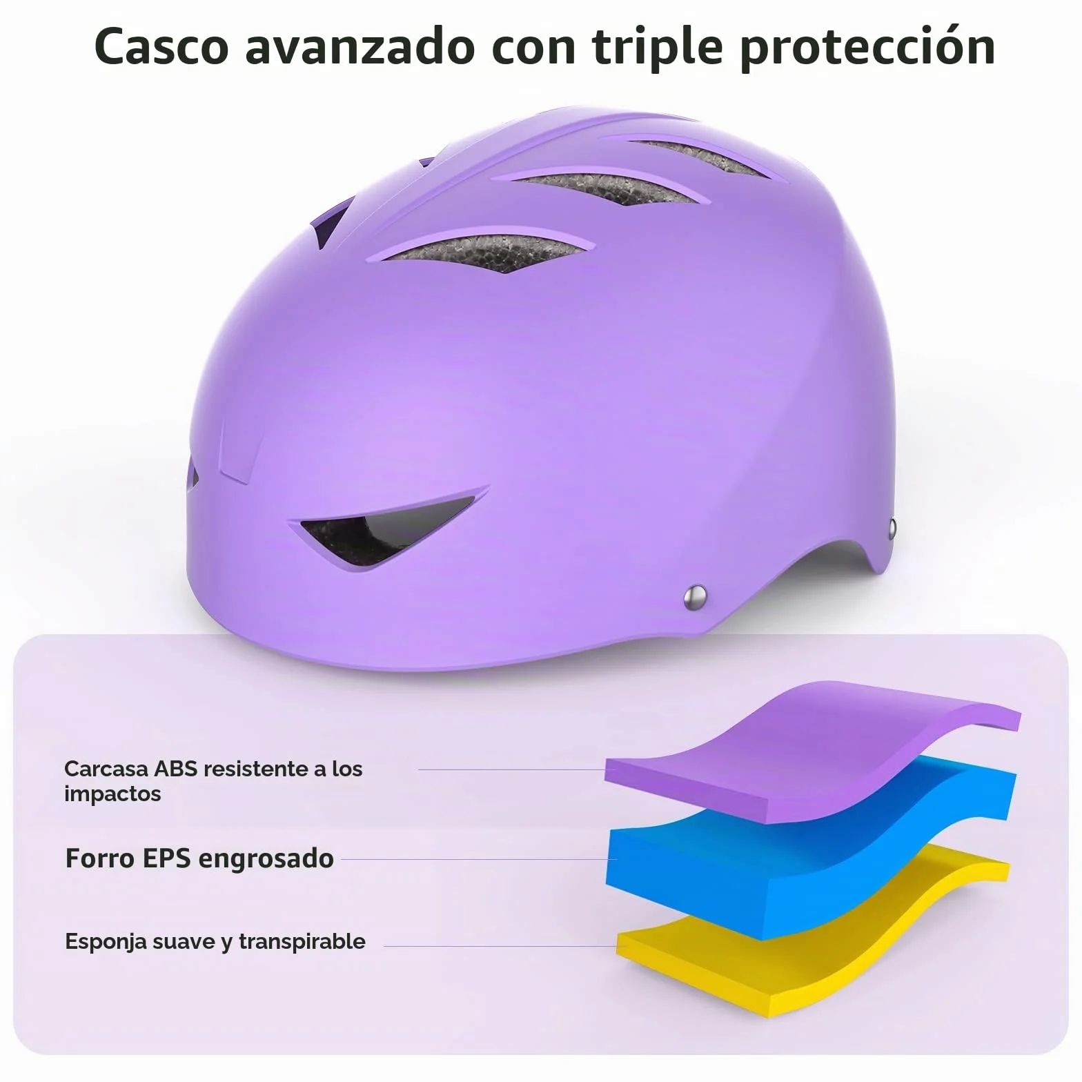 Set de Protección Patinaje Infantil Casco Ajustable Rodilleras Coderas para Ciclismo Monopatín Deportes Extremos