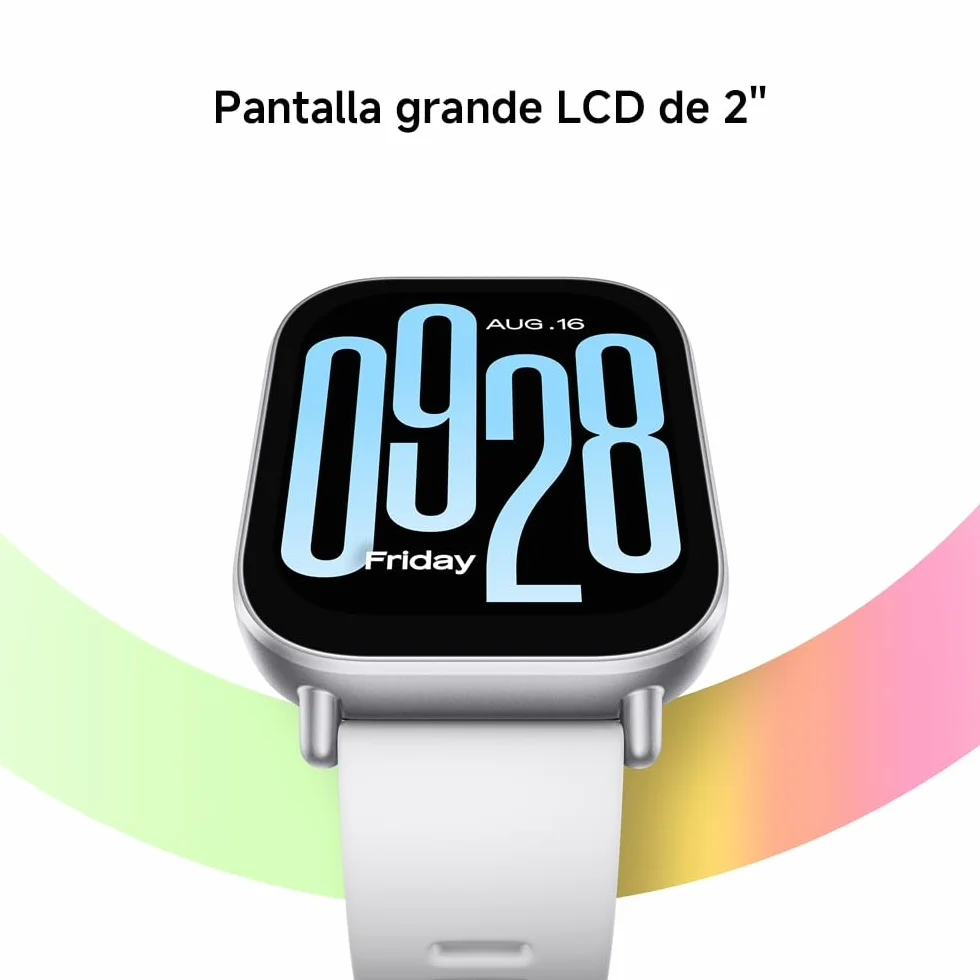 XIAOMI Redmi Watch 5 Active, Llamadas Bluetooth, Pantalla LCD 2 Pulgadas, Monitor Frecuencia Cardíaca, 140 Modos Deportivos, Negro
