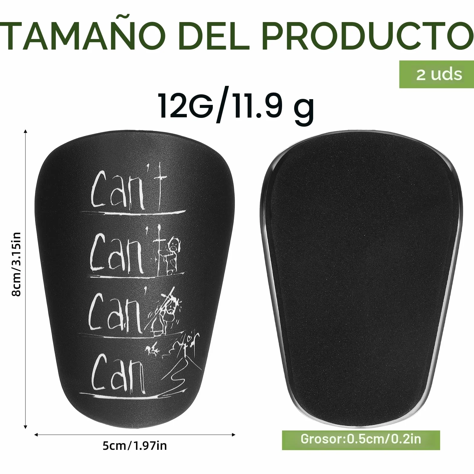 Tyqour mini espinilleras de fútbol para niños protectores de espinillas