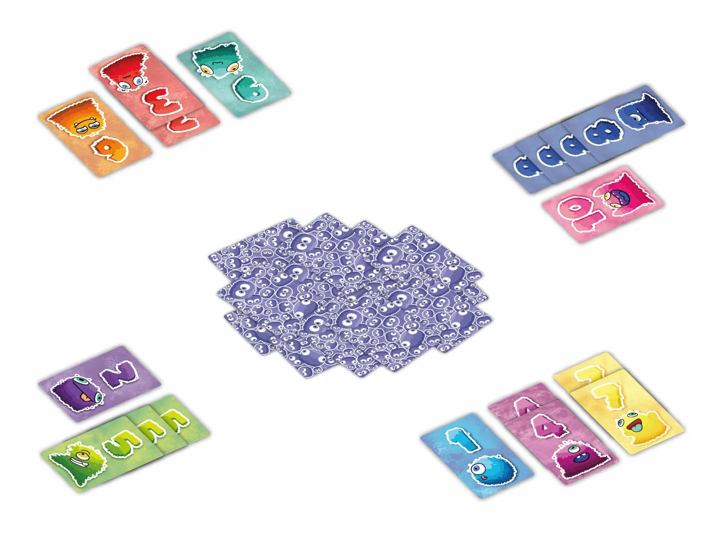 Mercurio Pelusas Juego de Cartas Ágil y Divertido 110 Cartas 20 min 8+ Años 2-6 Jugadores