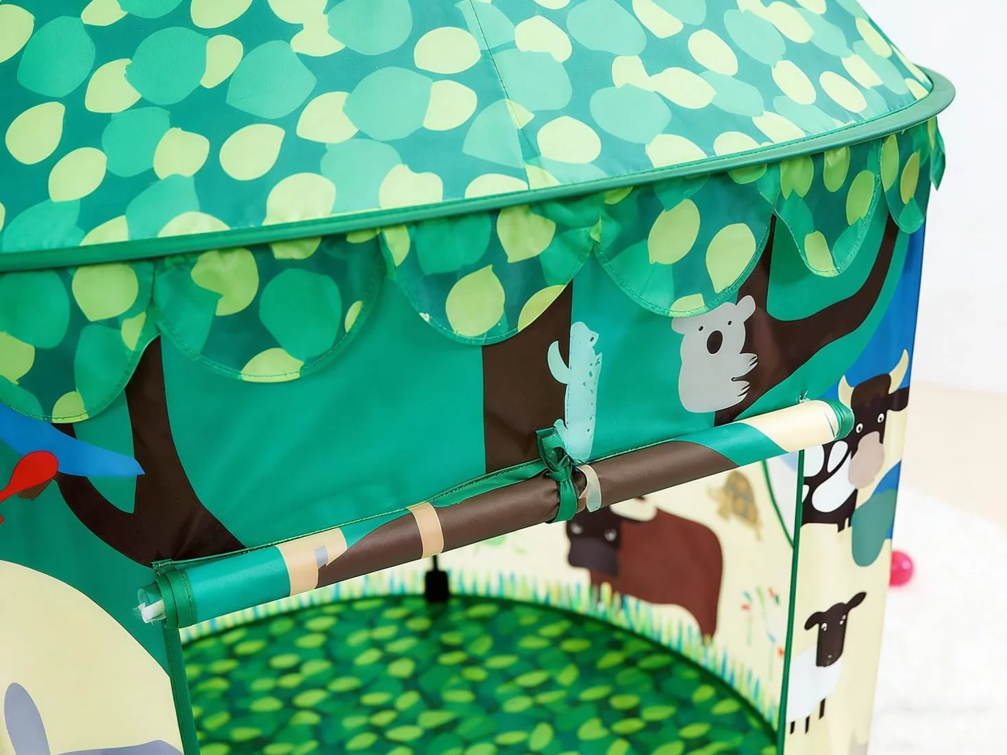 Tienda de campaña para niños, Tienda de campaña emergente para niños para diversión en Interiores y Exteriores, Juguete para niñas, casita de Juegos, diseño de yurta único